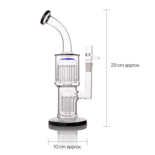 Volcanee 11 inch Glass Water Pipe 5mm Thickness Glass Bong