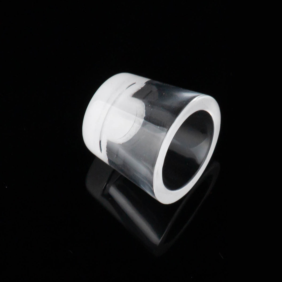Volcanee Opaque Gavel Bottom Quartz Insert for Puffco Peak
