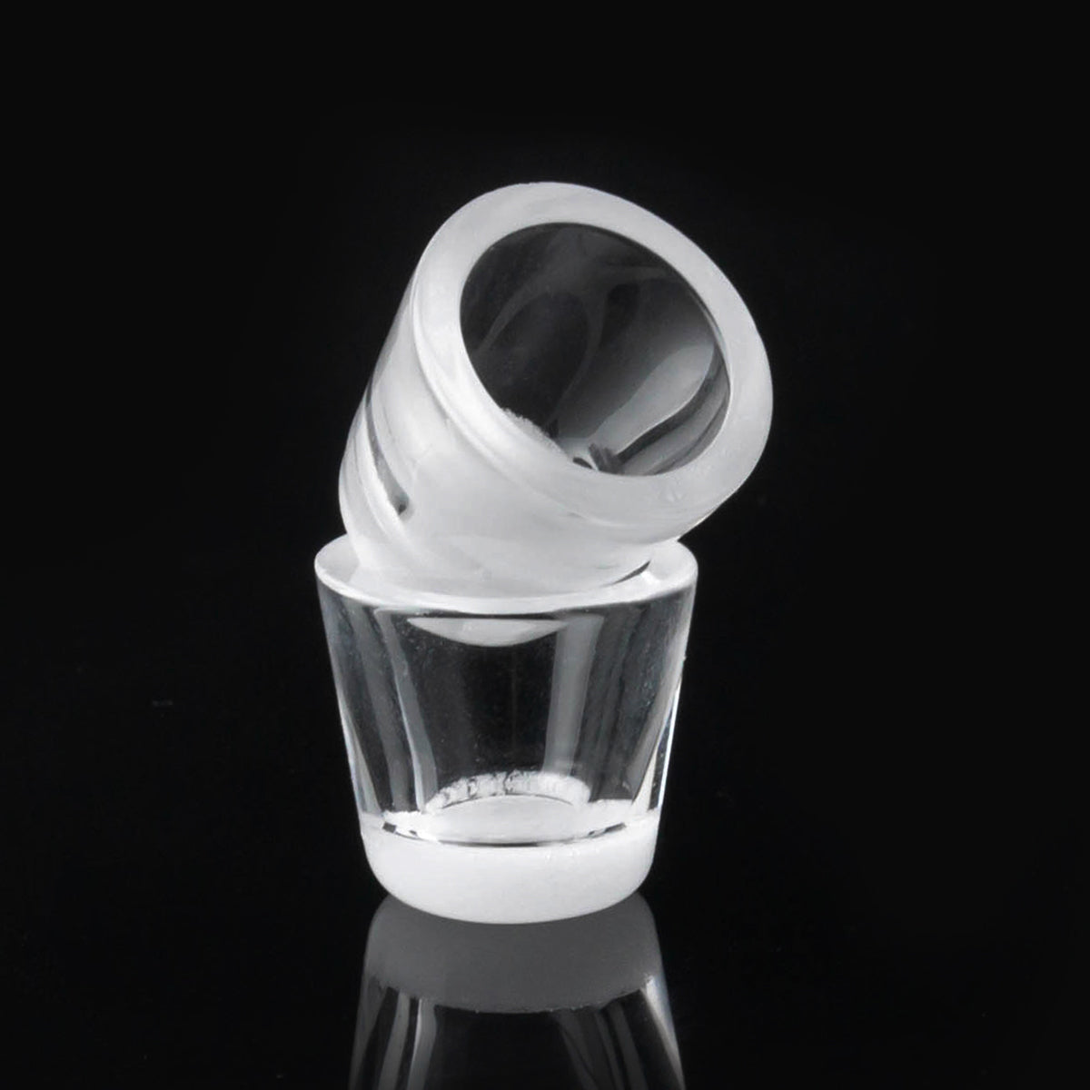Volcanee Opaque Gavel Bottom Quartz Insert for Puffco Peak