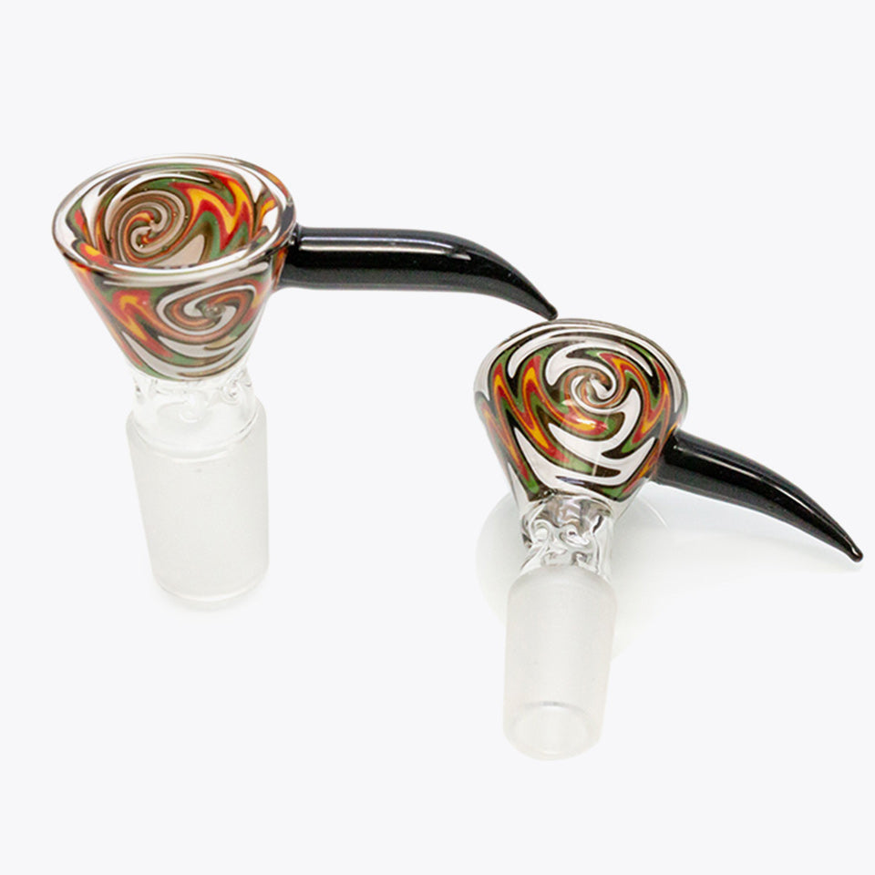 Volcanee 14mm 18mm Male Wig Wag Glass Bowls