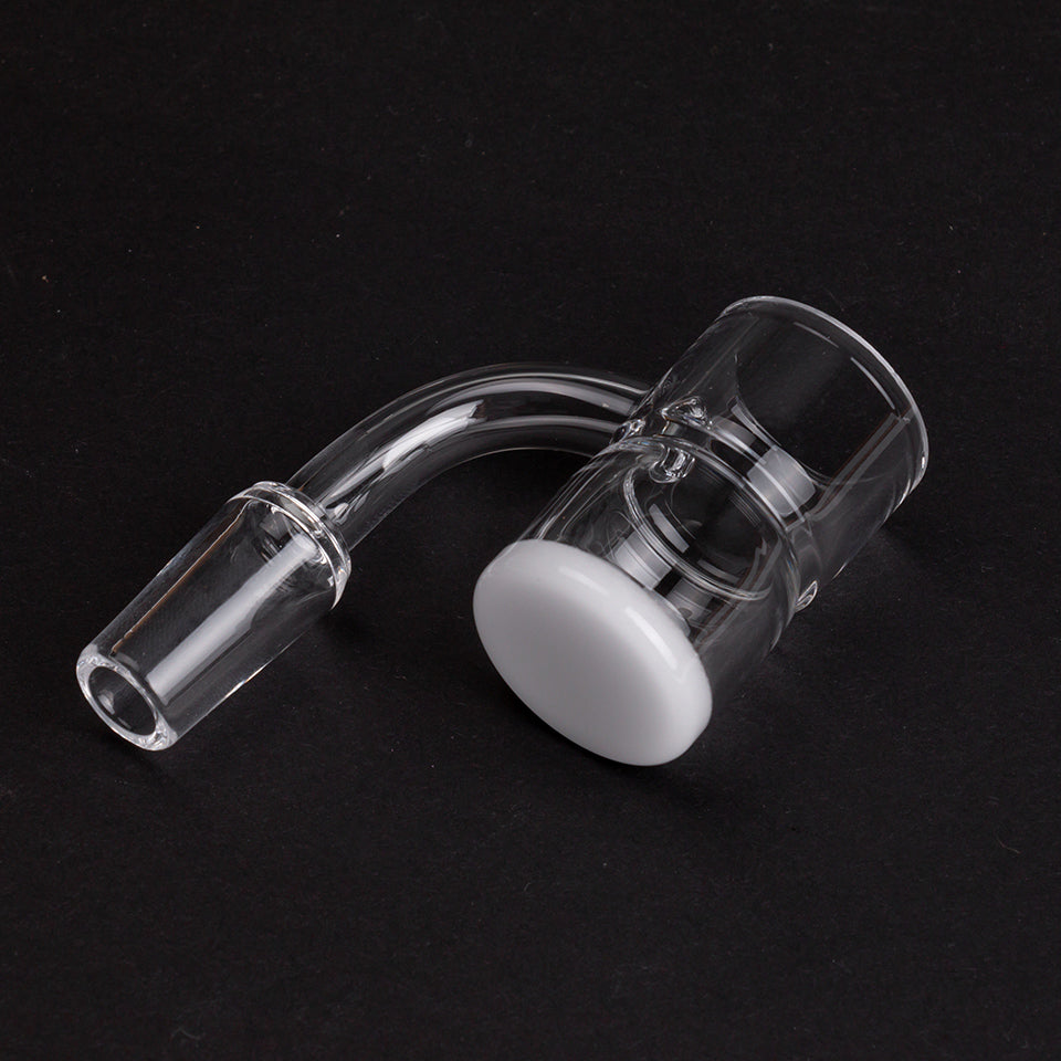 Volcanee Splash Guard Beveled Edge Quartz Banger 4mm Thick Bottom
