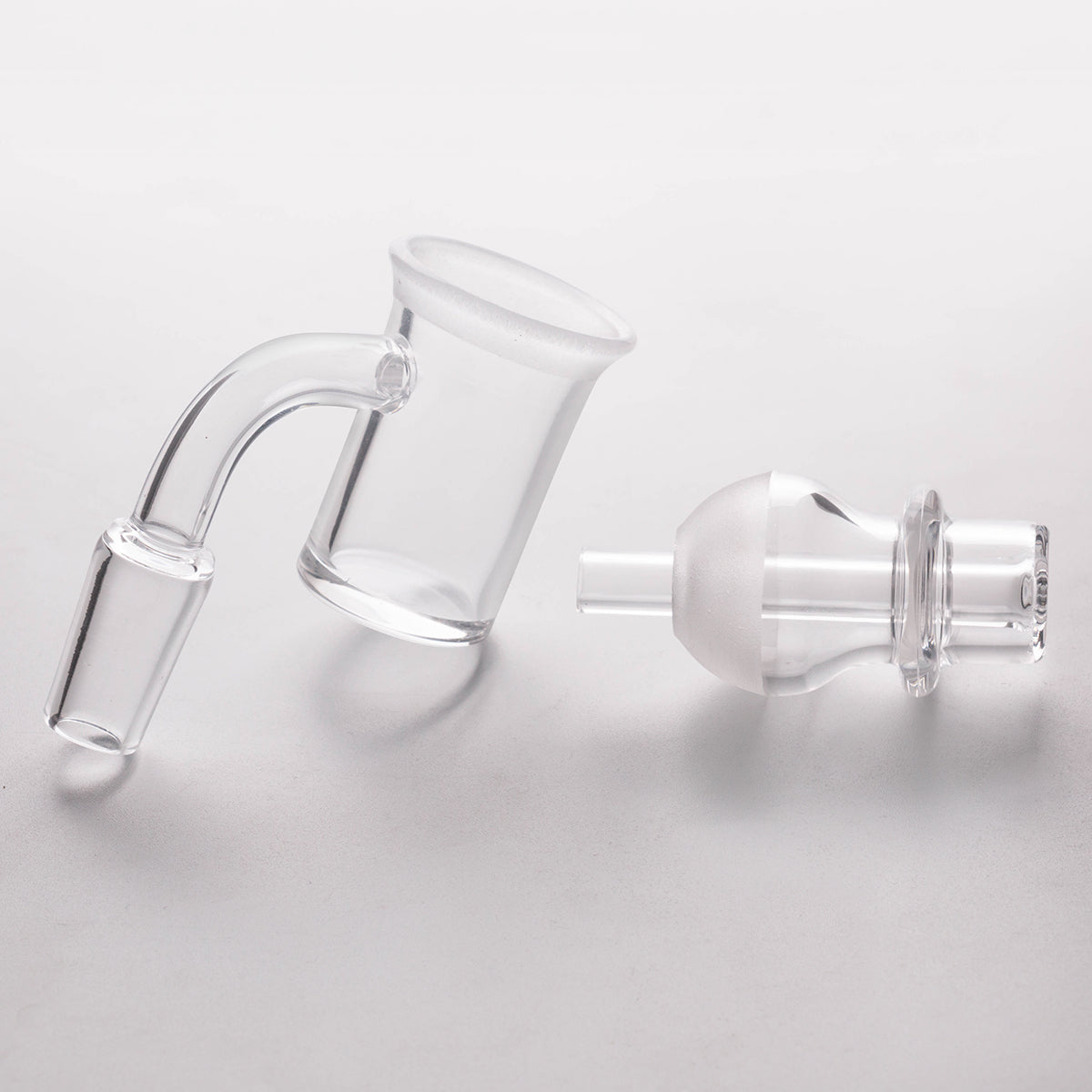 Volcanee 25mm Quartz Banger and Carb Cap set