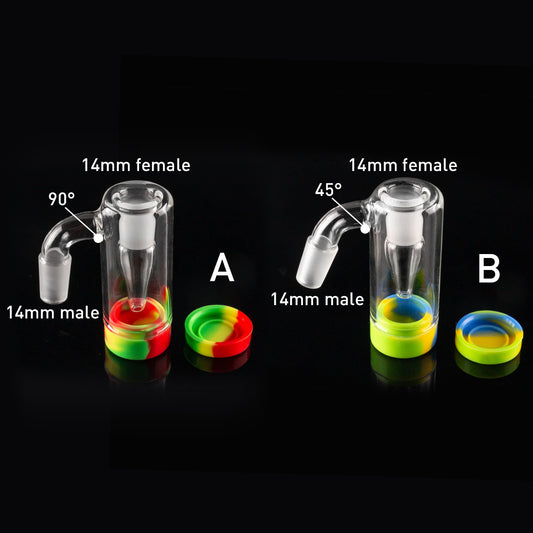 Volcanee Glass Ash Catcher with Silicone Container