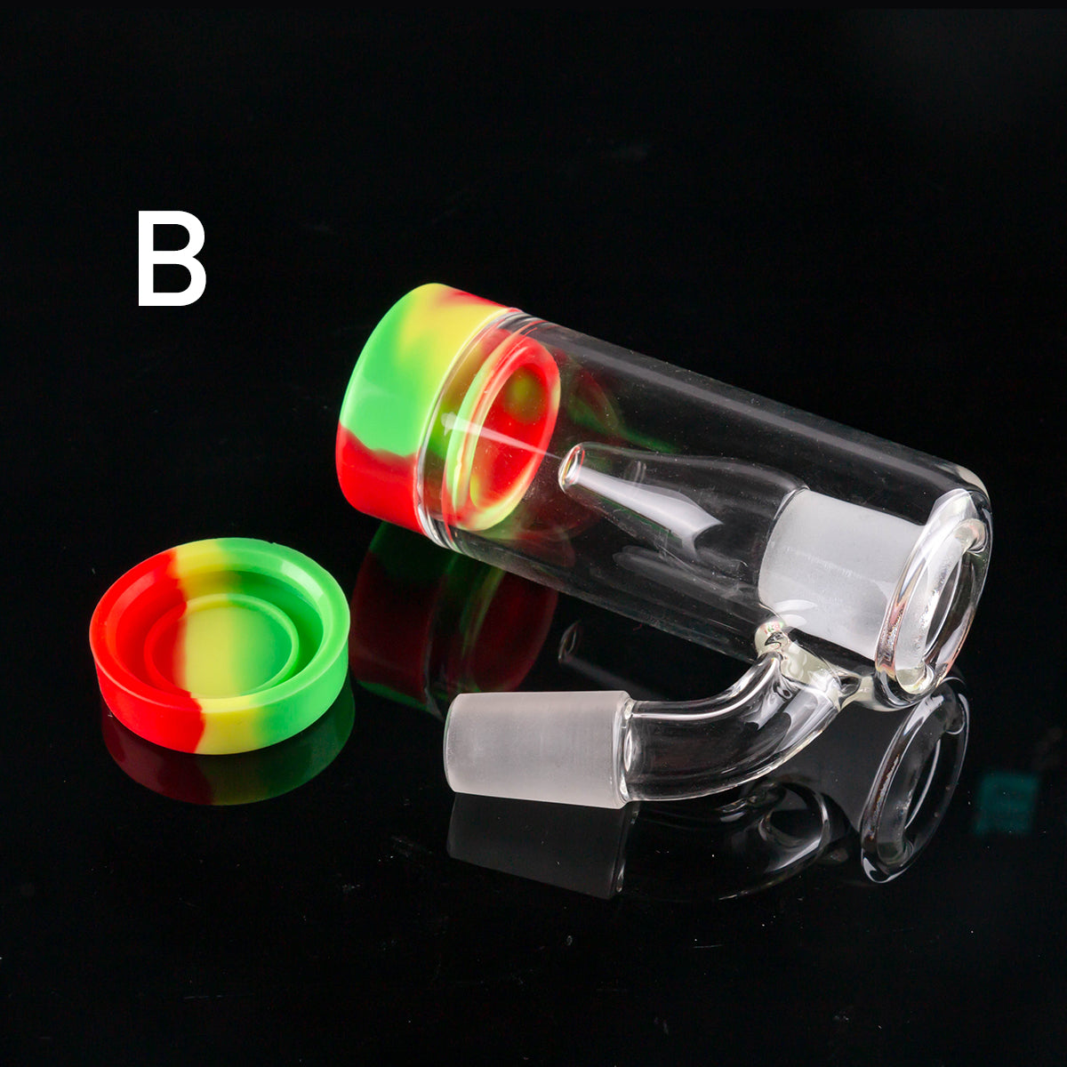 Volcanee Glass Ash Catcher with Silicone Container
