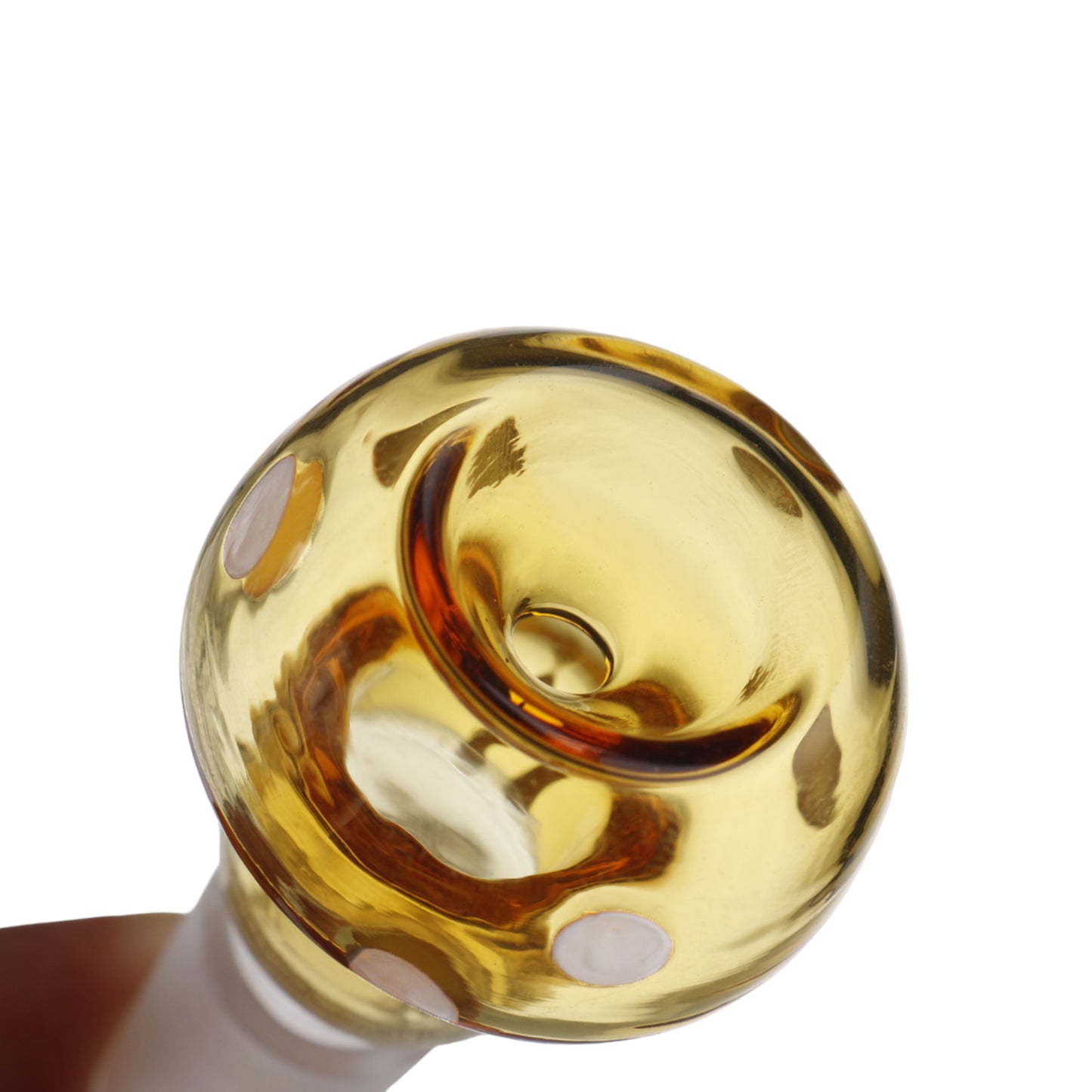 Glass Bowl Piece with Frosted Joint PT2558