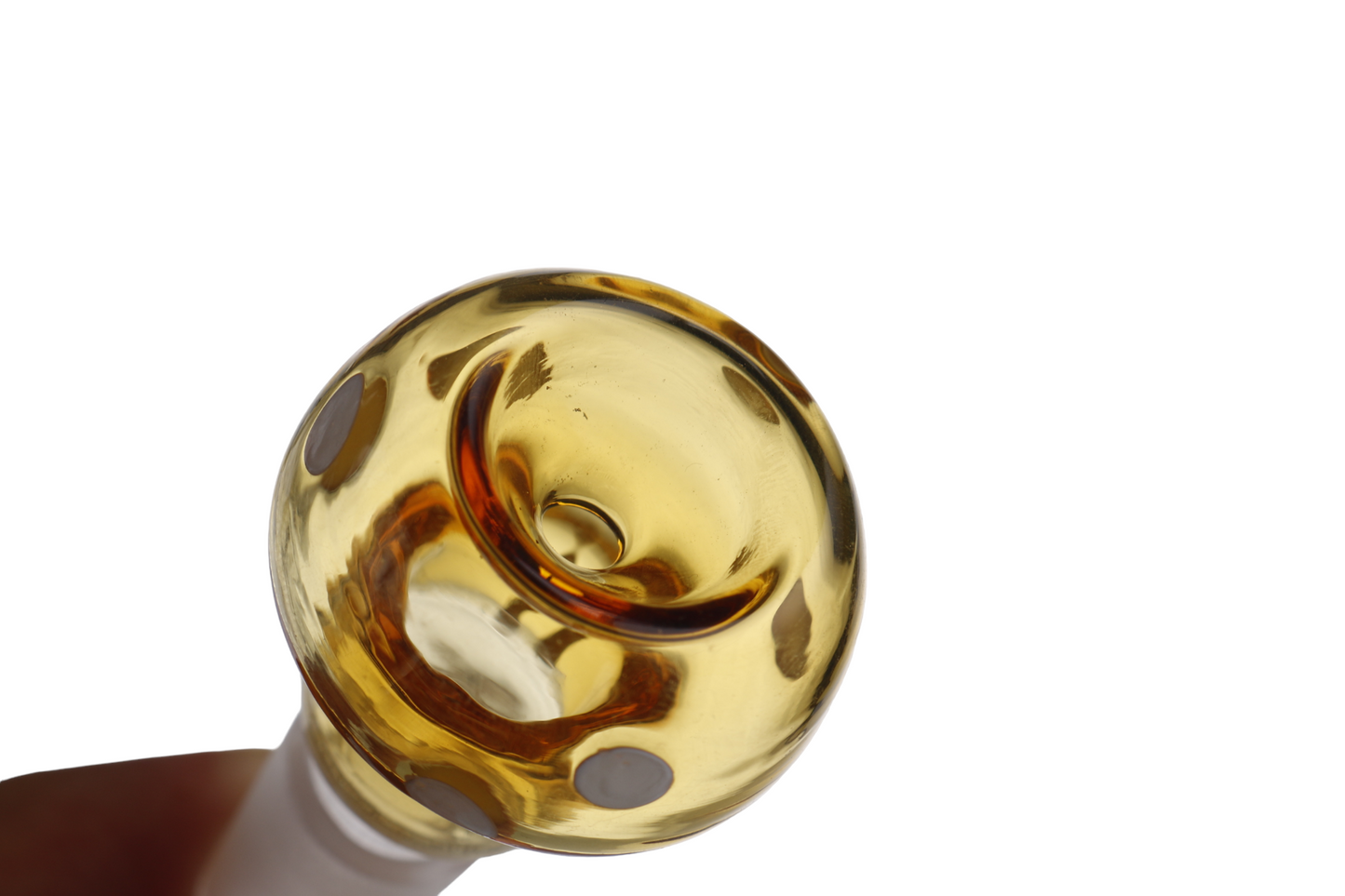 Glass Bowl Piece with Frosted Joint PT2558