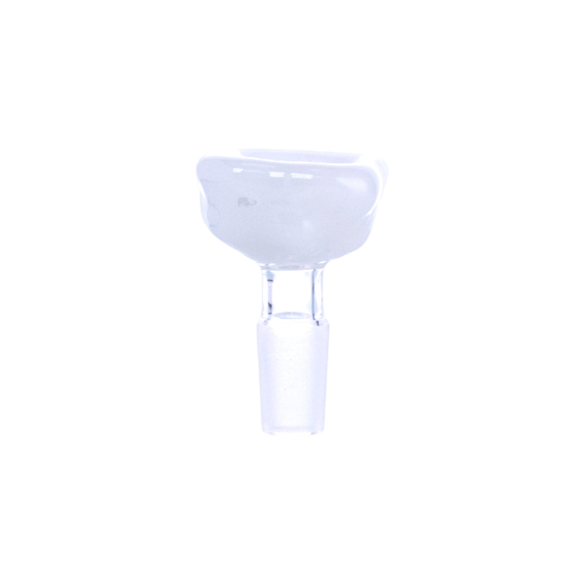 Cloud-Shaped Glass Hookah Bowl, White, PT5527