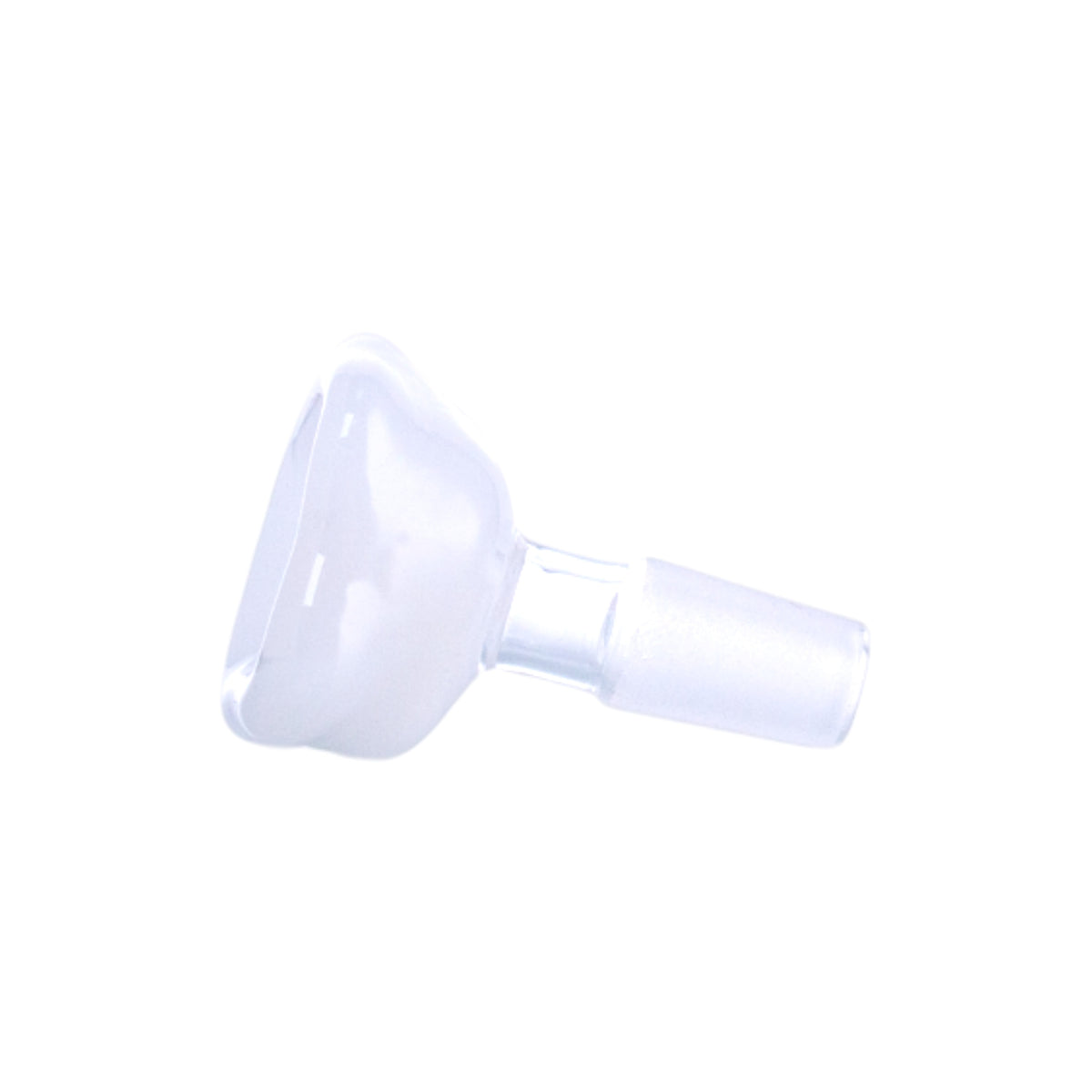 Cloud-Shaped Glass Hookah Bowl, White, PT5527