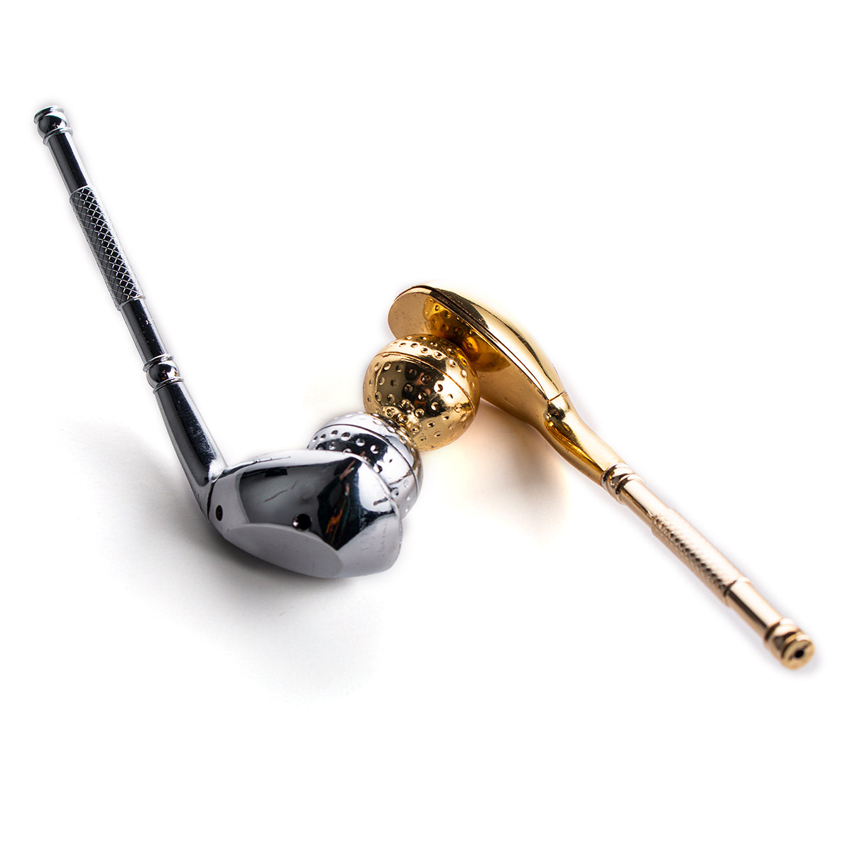 Golf Metal Tobacco Pipe - 136mm Hand Pipe YD4412