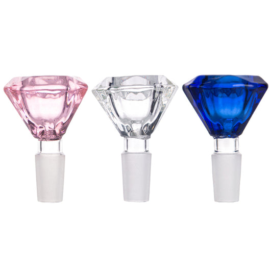Diamond Shape Glass Bowl Piece PT4950