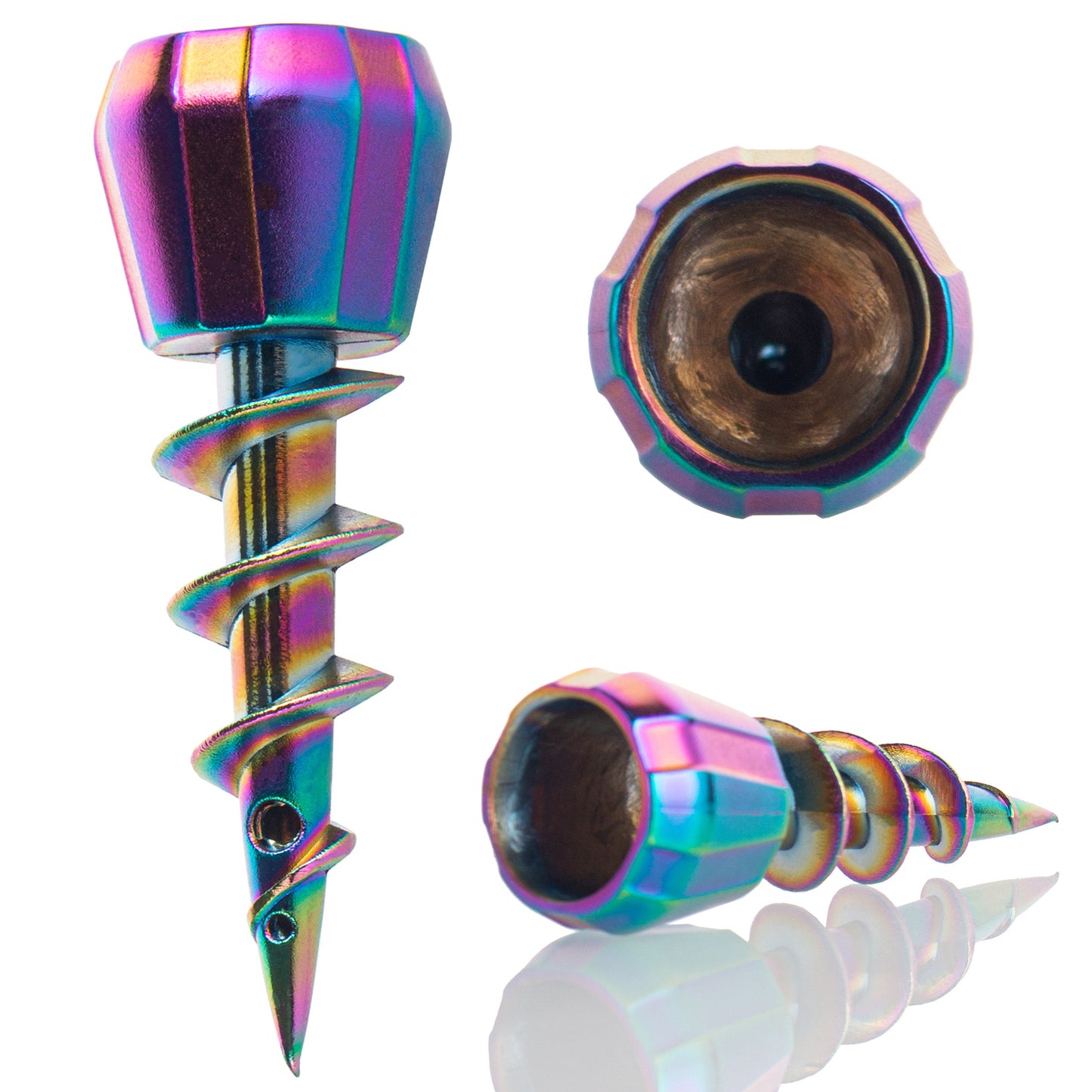 Nail Metal Tobacco Pipe - 65mm Hand Pipe YD5237（Random Color）
