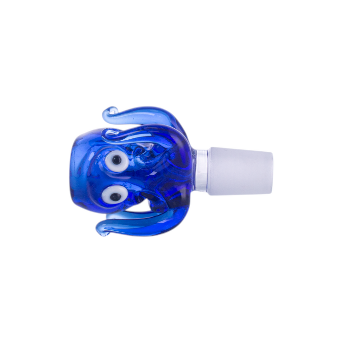 Octopus Glass Hookah Bowl, Frosted Joint, Blue/Green, PT2593