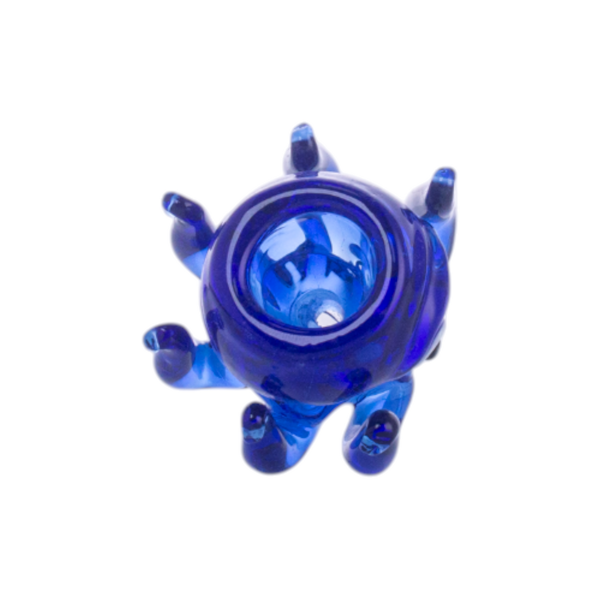 Octopus Glass Hookah Bowl, Frosted Joint, Blue/Green, PT2593