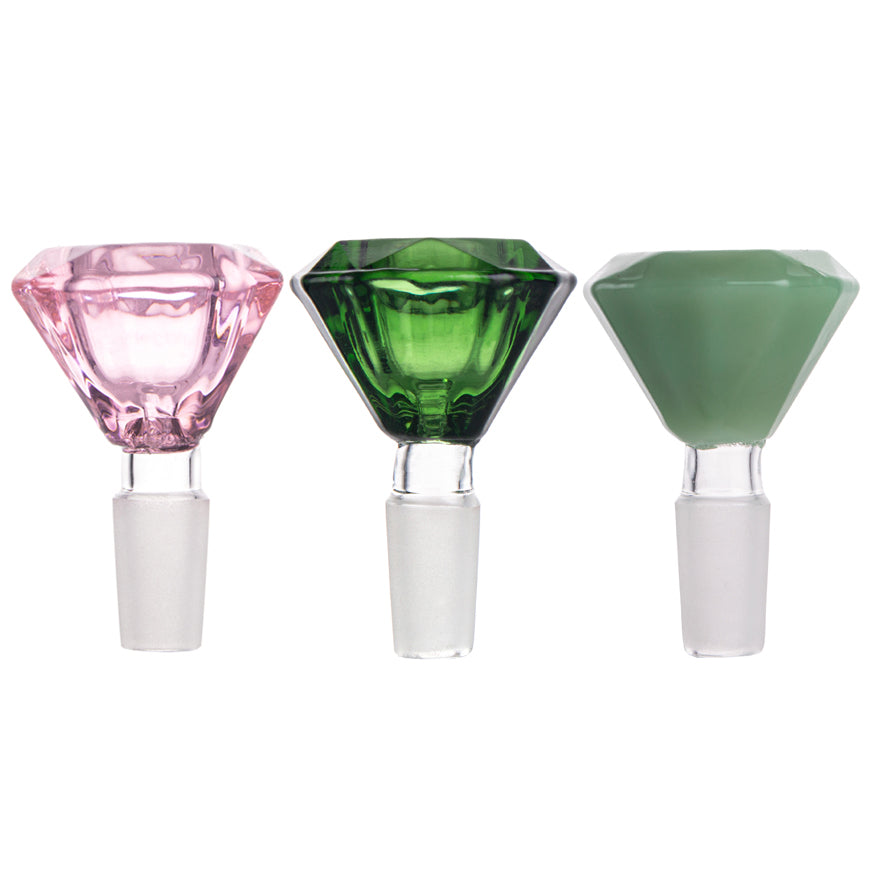 Diamond Shape Glass Bowl Piece PT4950