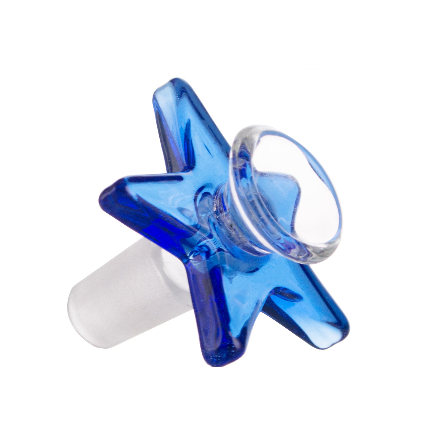 Five Point Star Glass Bowl Piece PT3677