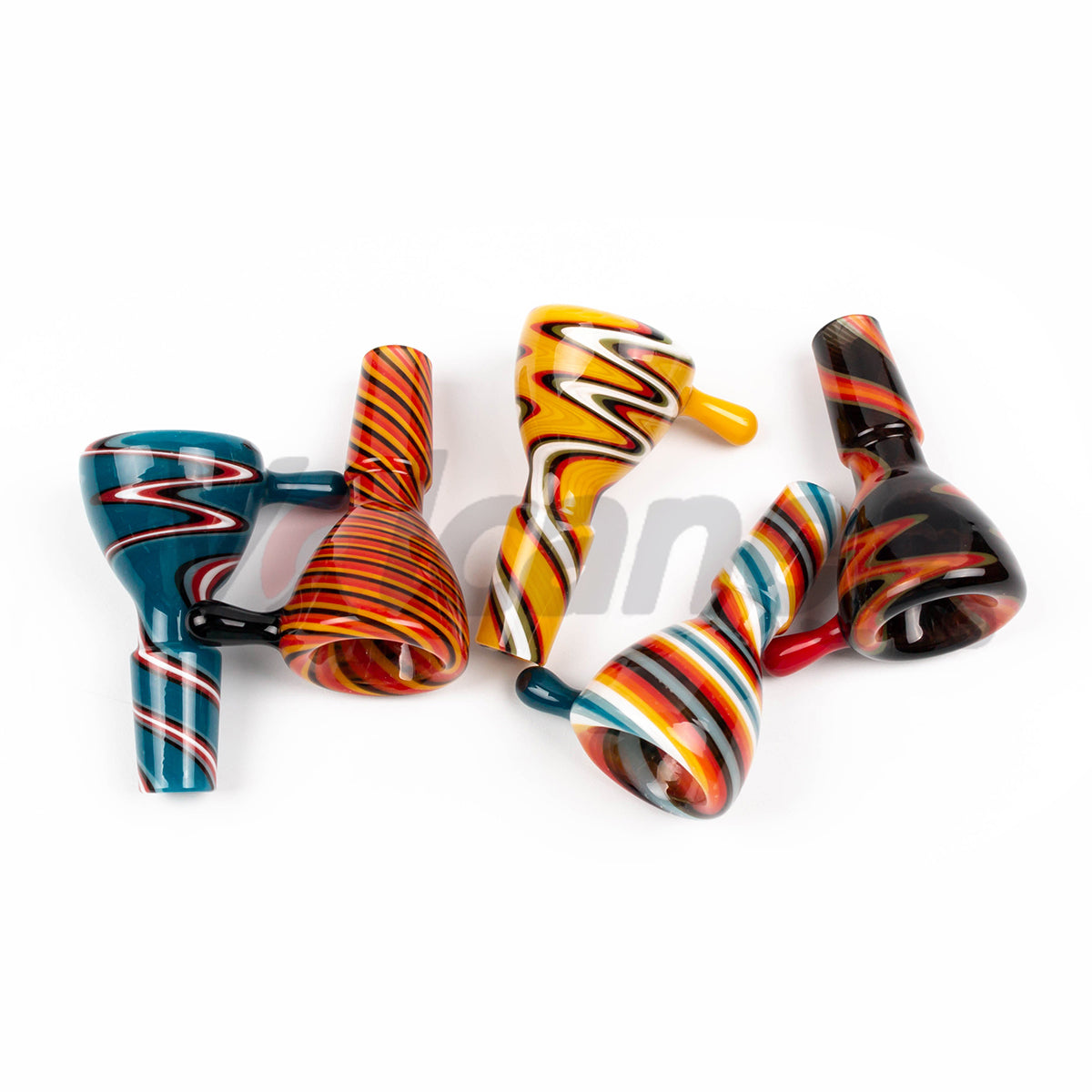 Colorful Swirl Glass Bowl Piece PT236