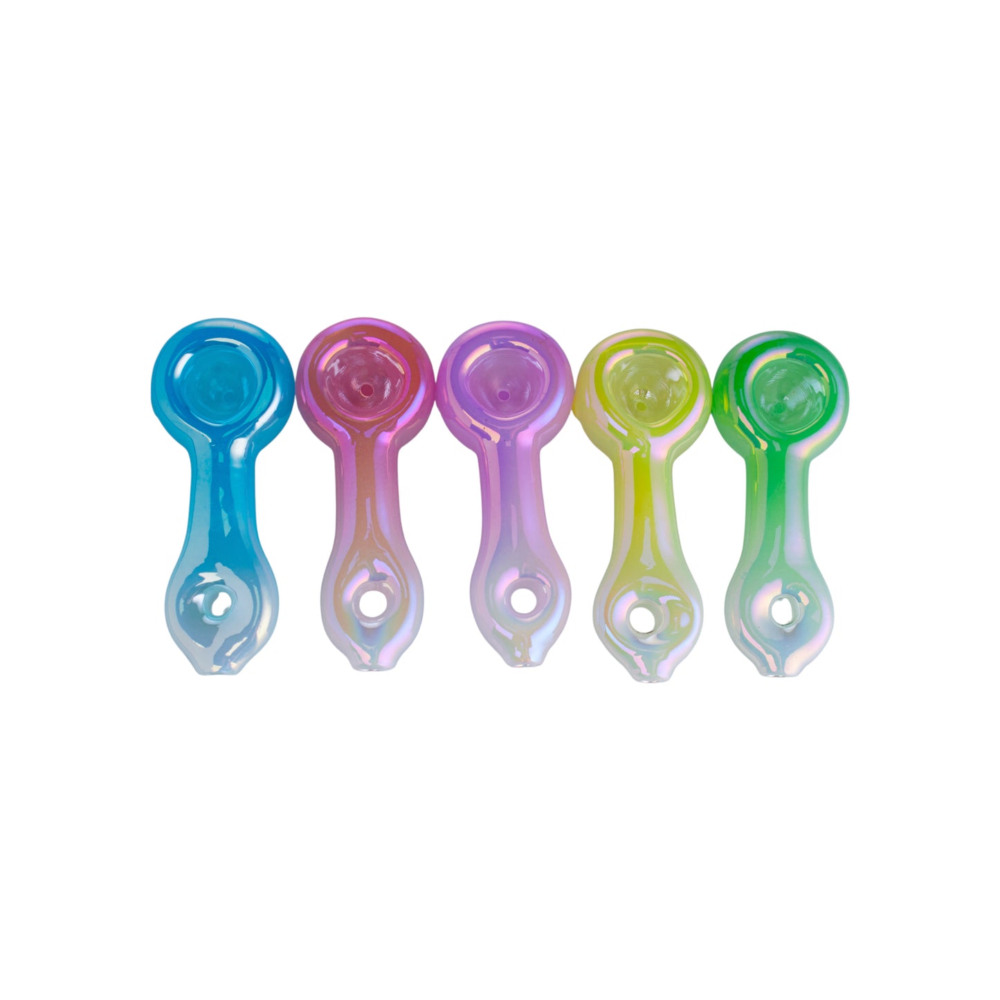 Hand-Blown Glass Bowl Collectible, YD8002（Random Color）