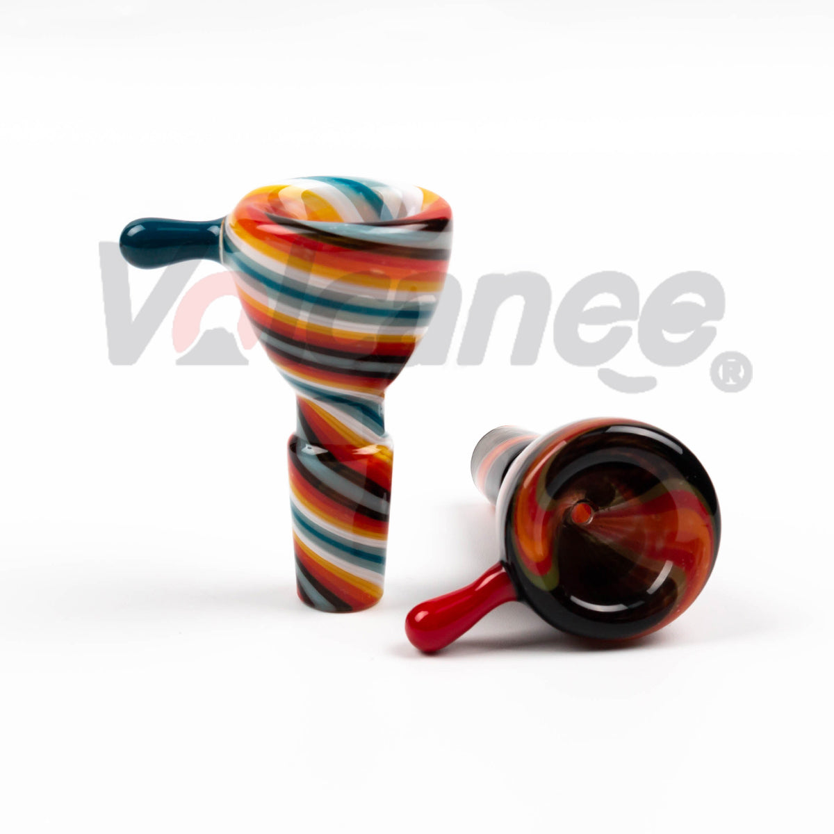 Colorful Swirl Glass Bowl Piece PT236
