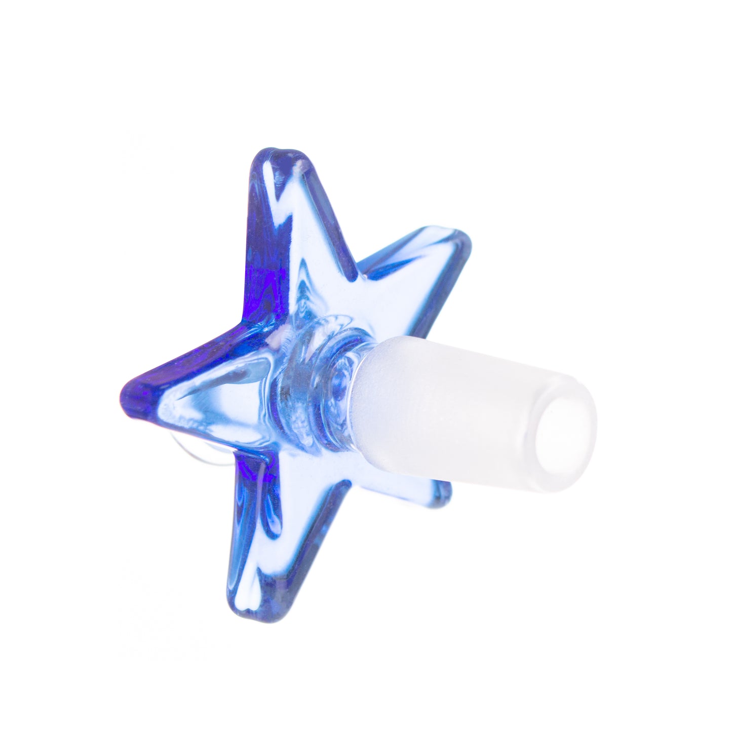 Five Point Star Glass Bowl Piece PT3677