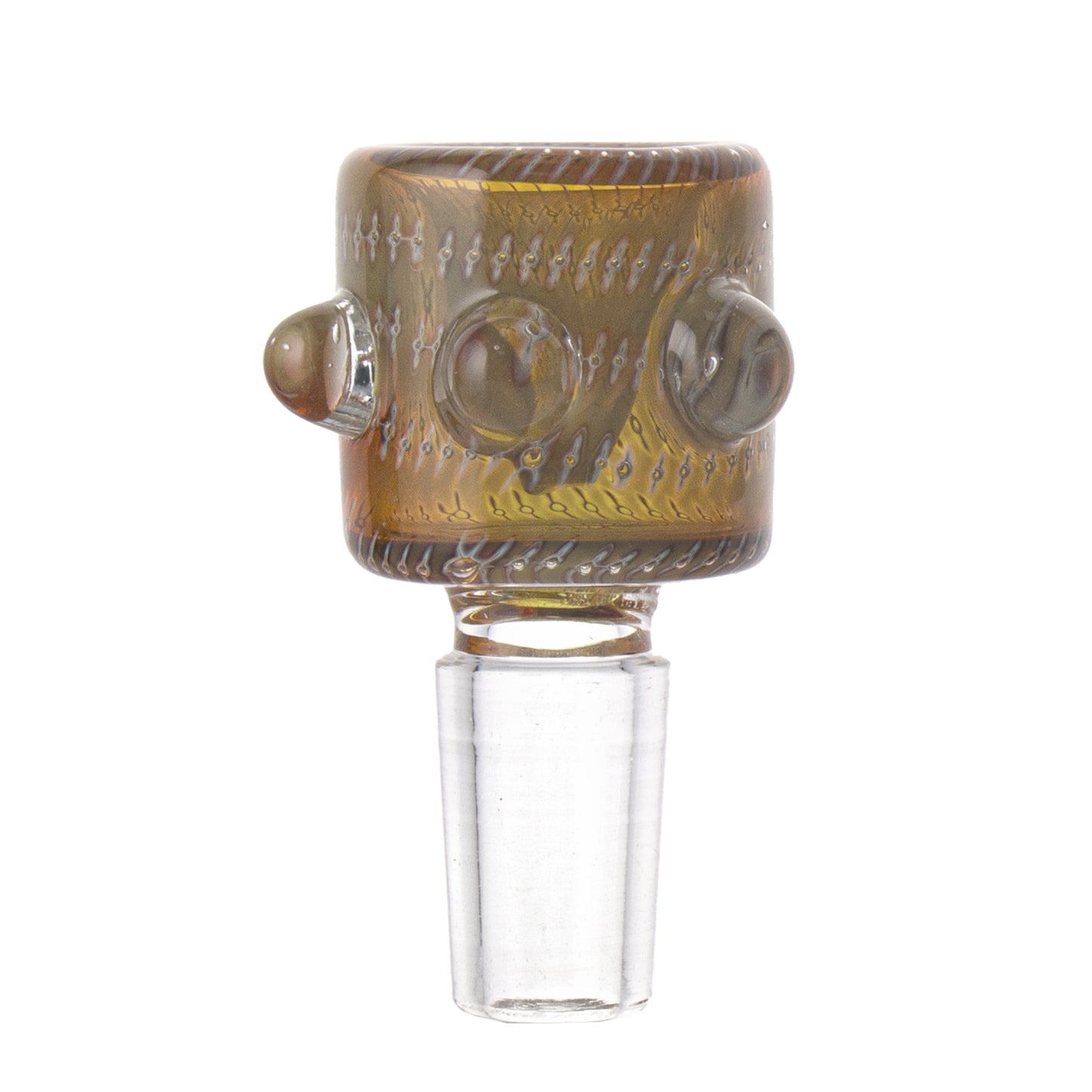 Dotted Glass Bowl Piece with Clear Joint PT3280