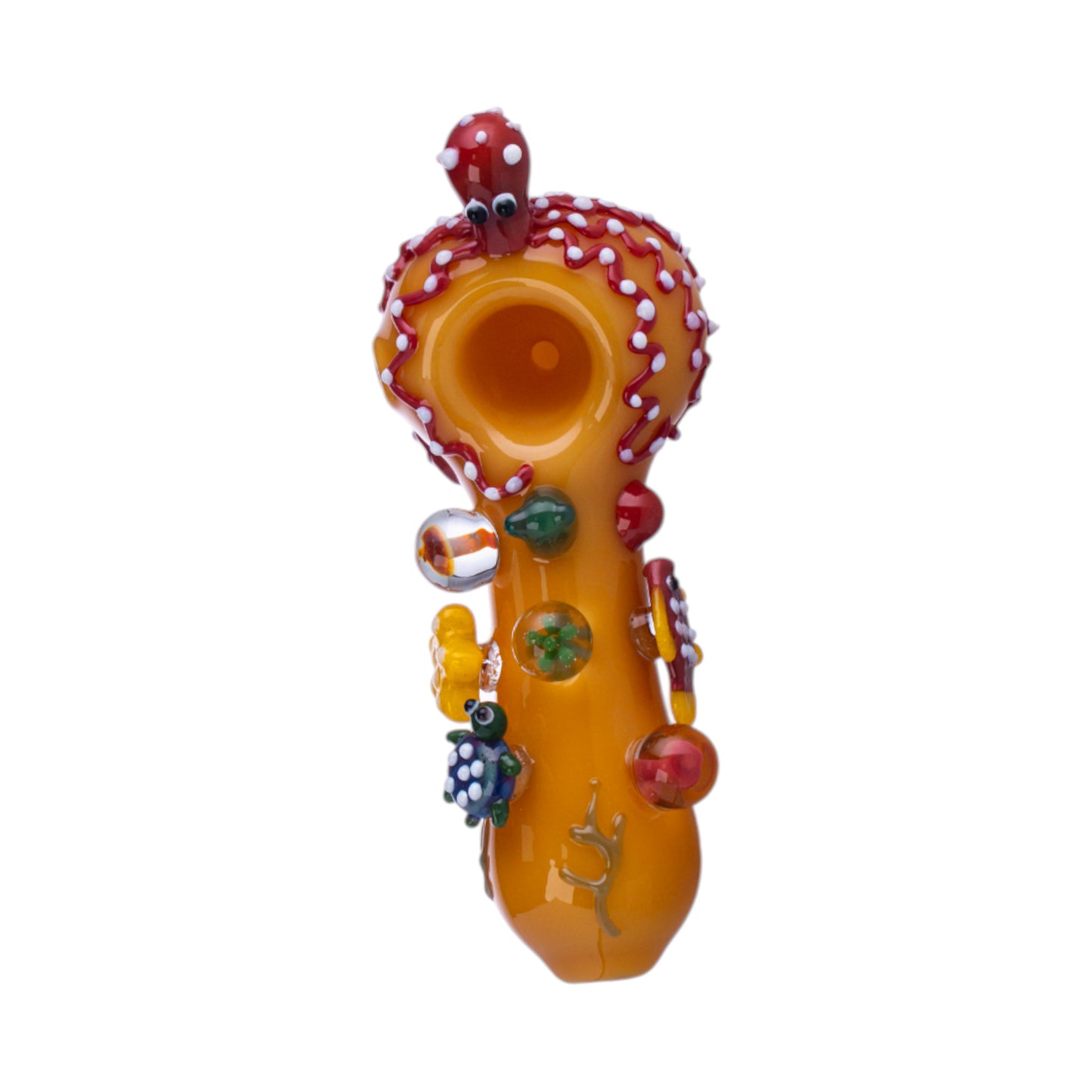 Handcrafted Glass Octopus Collectible, YD3629