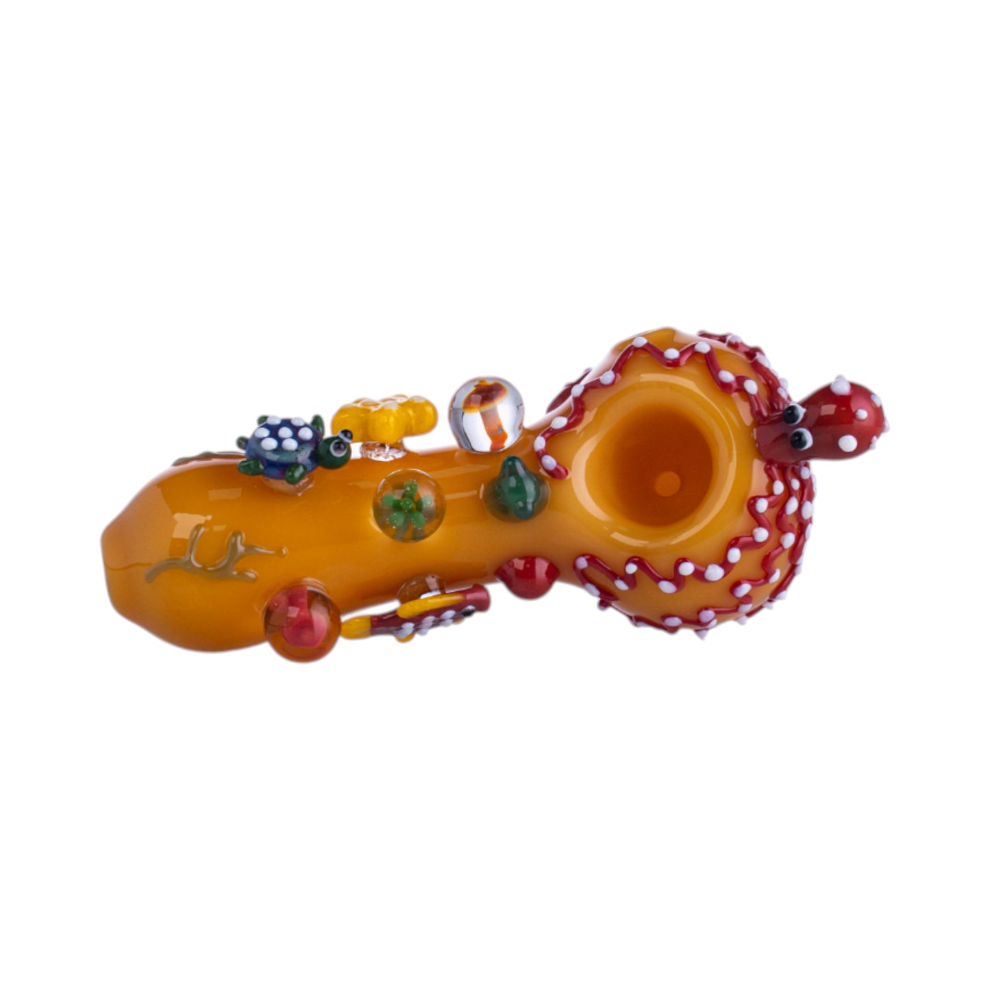 Handcrafted Glass Octopus Collectible, YD3629
