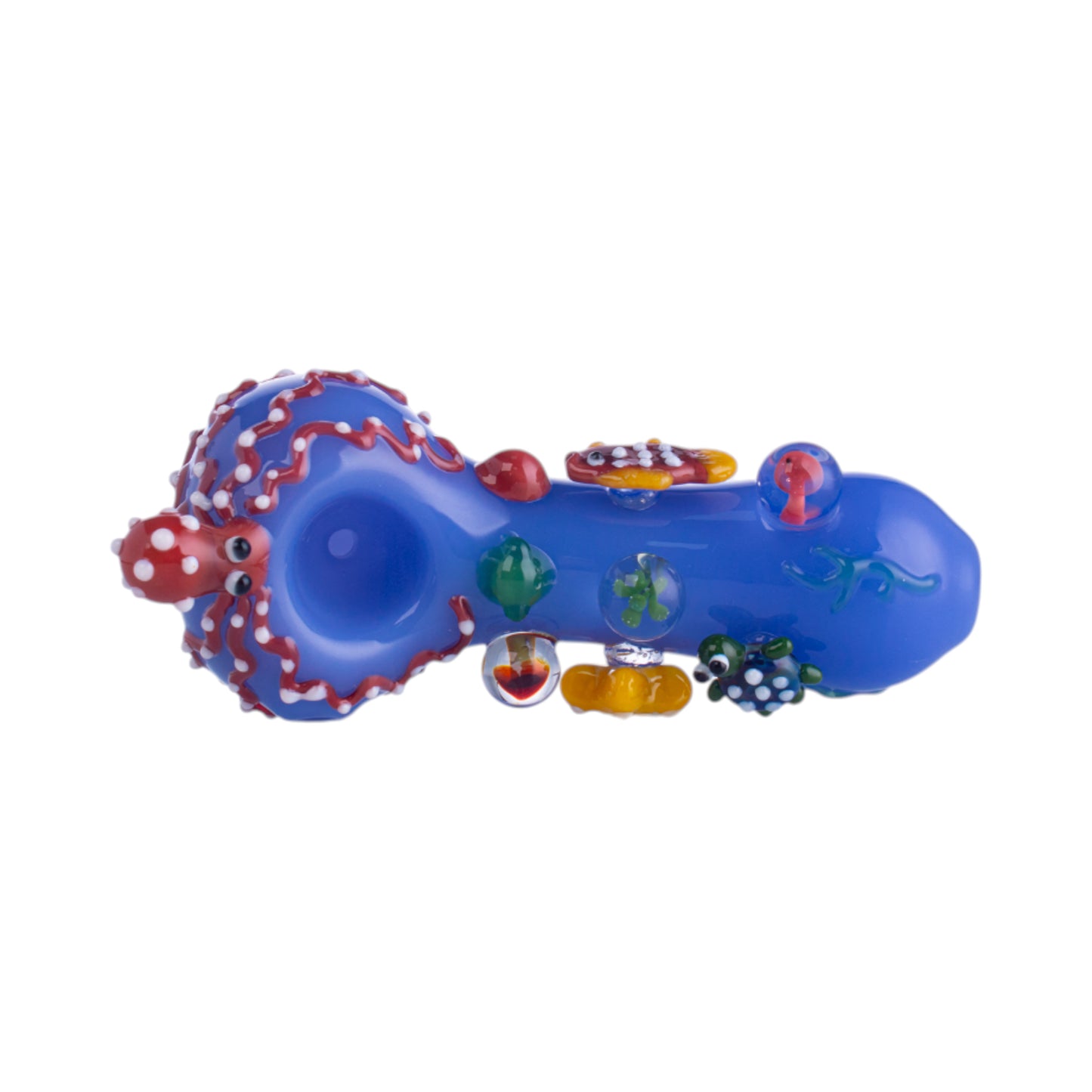 Handcrafted Glass Octopus Collectible, YD3629