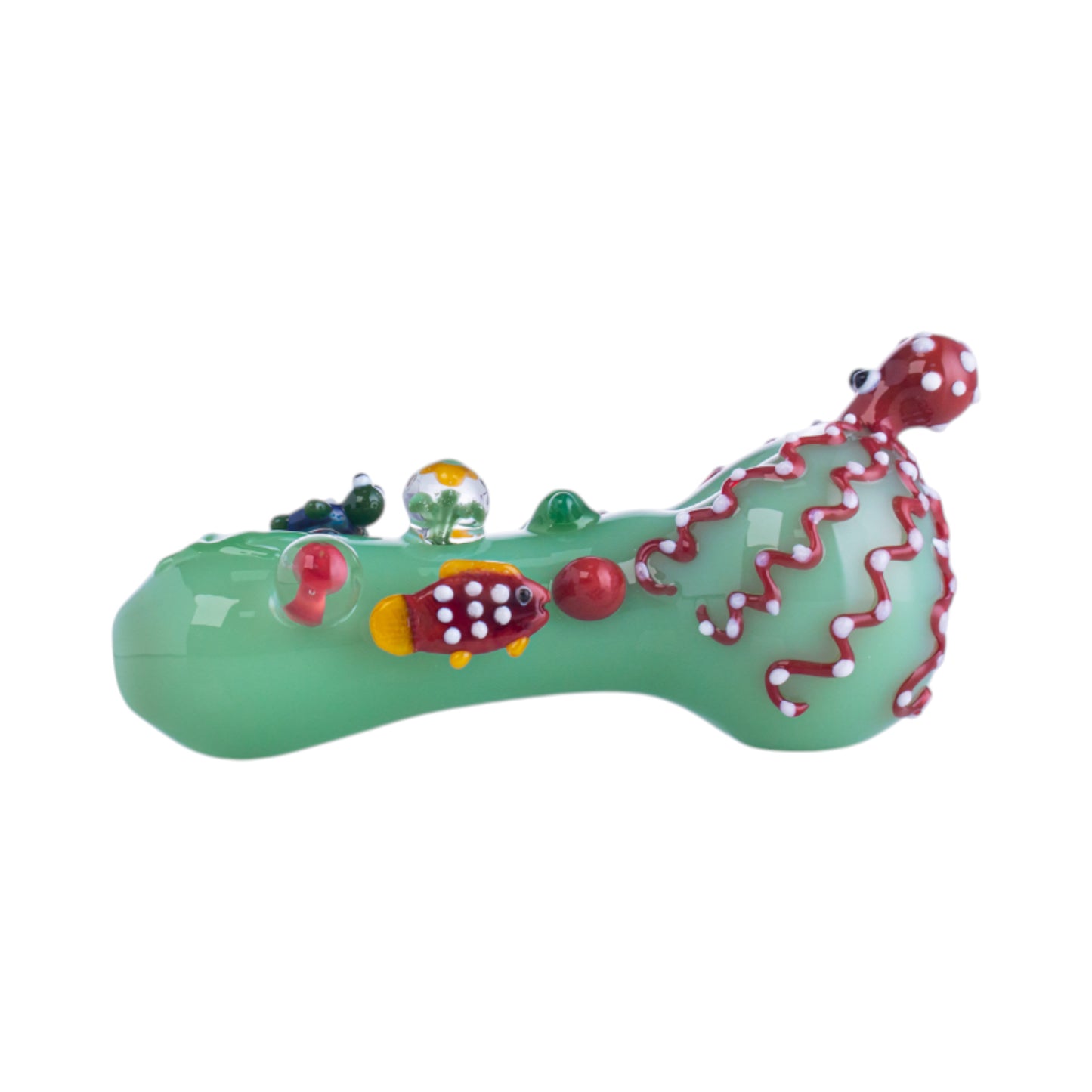 Handcrafted Glass Octopus Collectible, YD3629