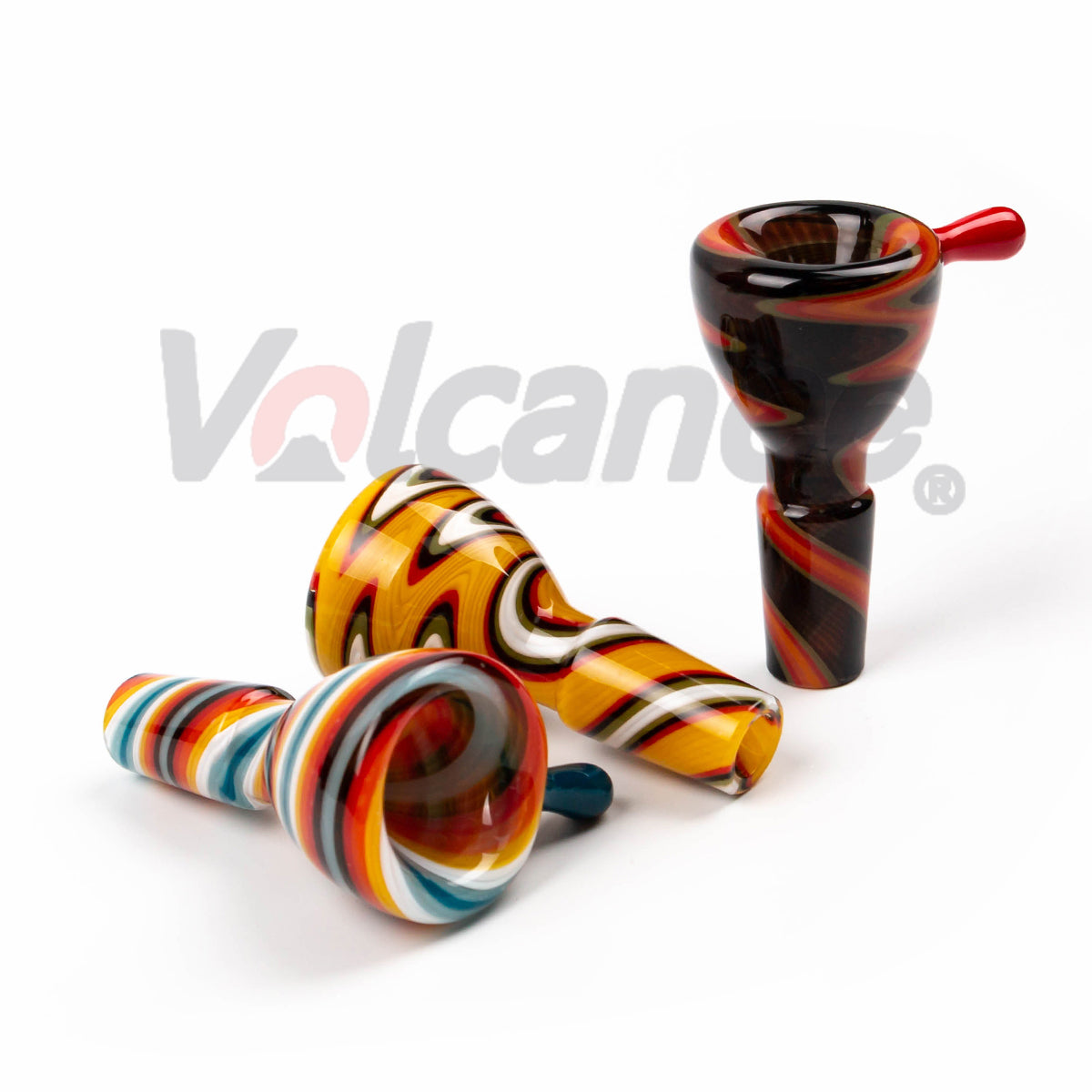 Colorful Swirl Glass Bowl Piece PT236