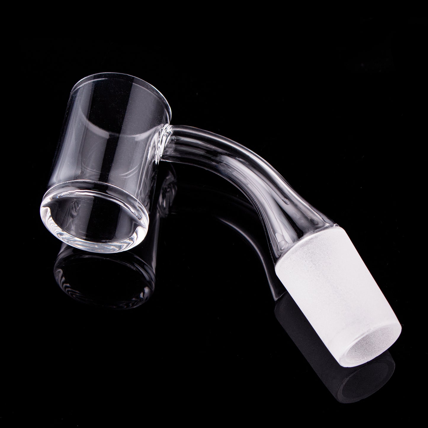 25mm Frosted Quartz Banger - 2mm Wall 4mm Bottom D2502