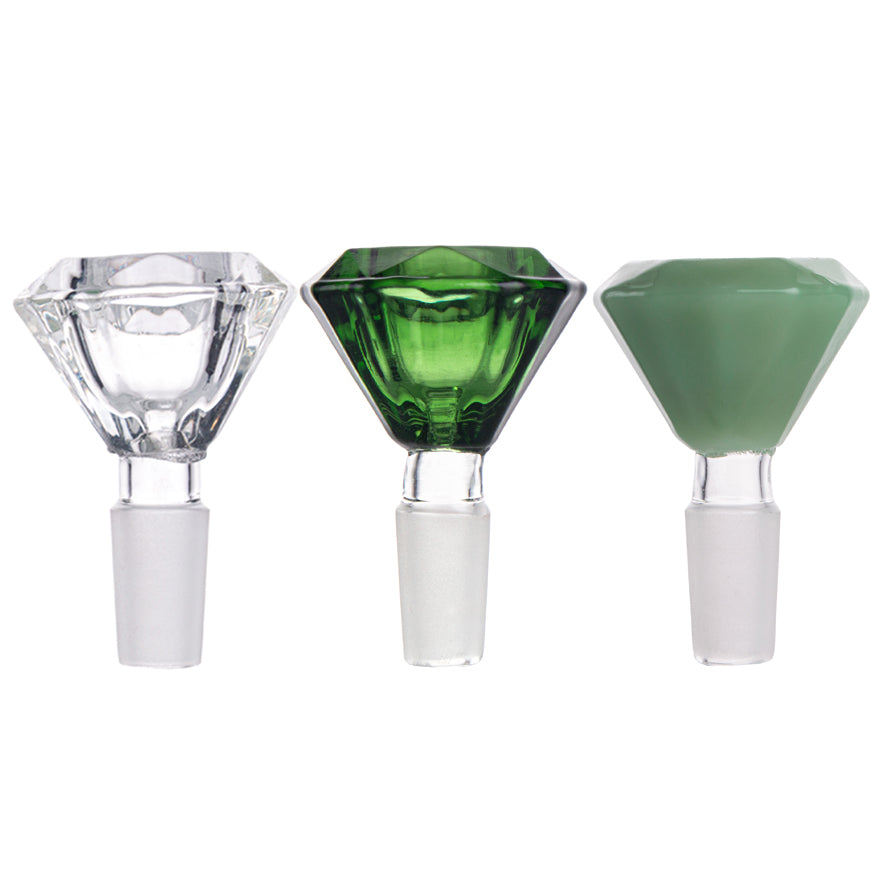 Diamond Shape Glass Bowl Piece PT4950