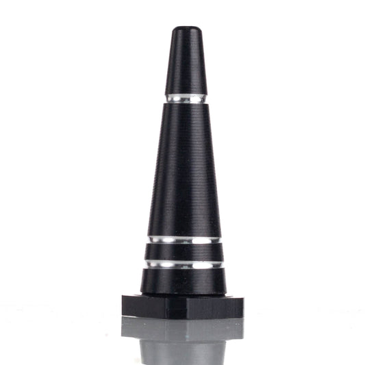 Glass Tobacco Pipe - Black Hand Pipe YD4560