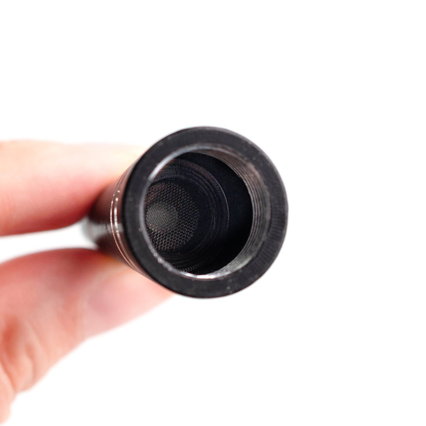 Glass Tobacco Pipe - Black Hand Pipe YD4560