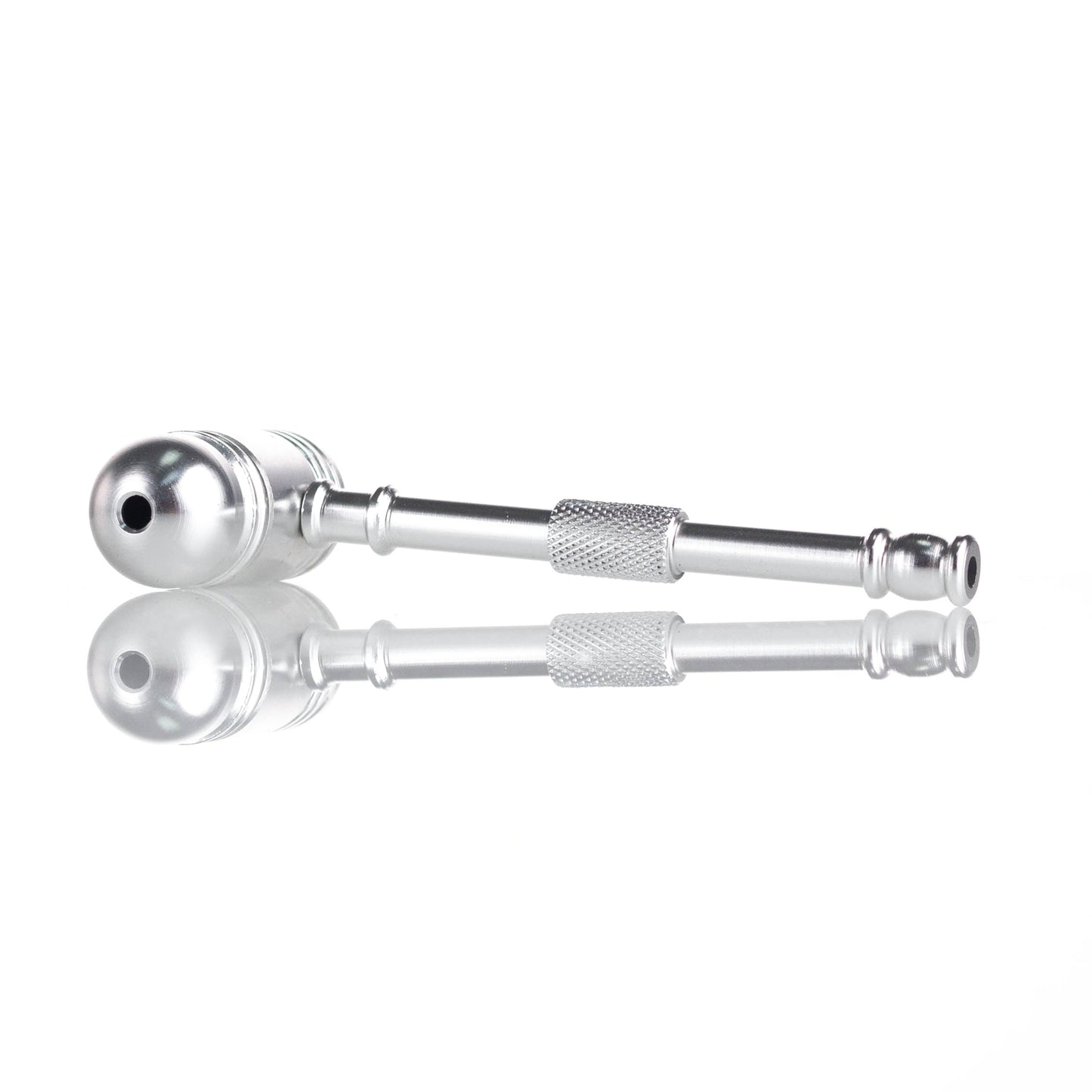 Half Round Metal Tobacco Pipe - 93mm Hand Pipe YD4493（Random Color）