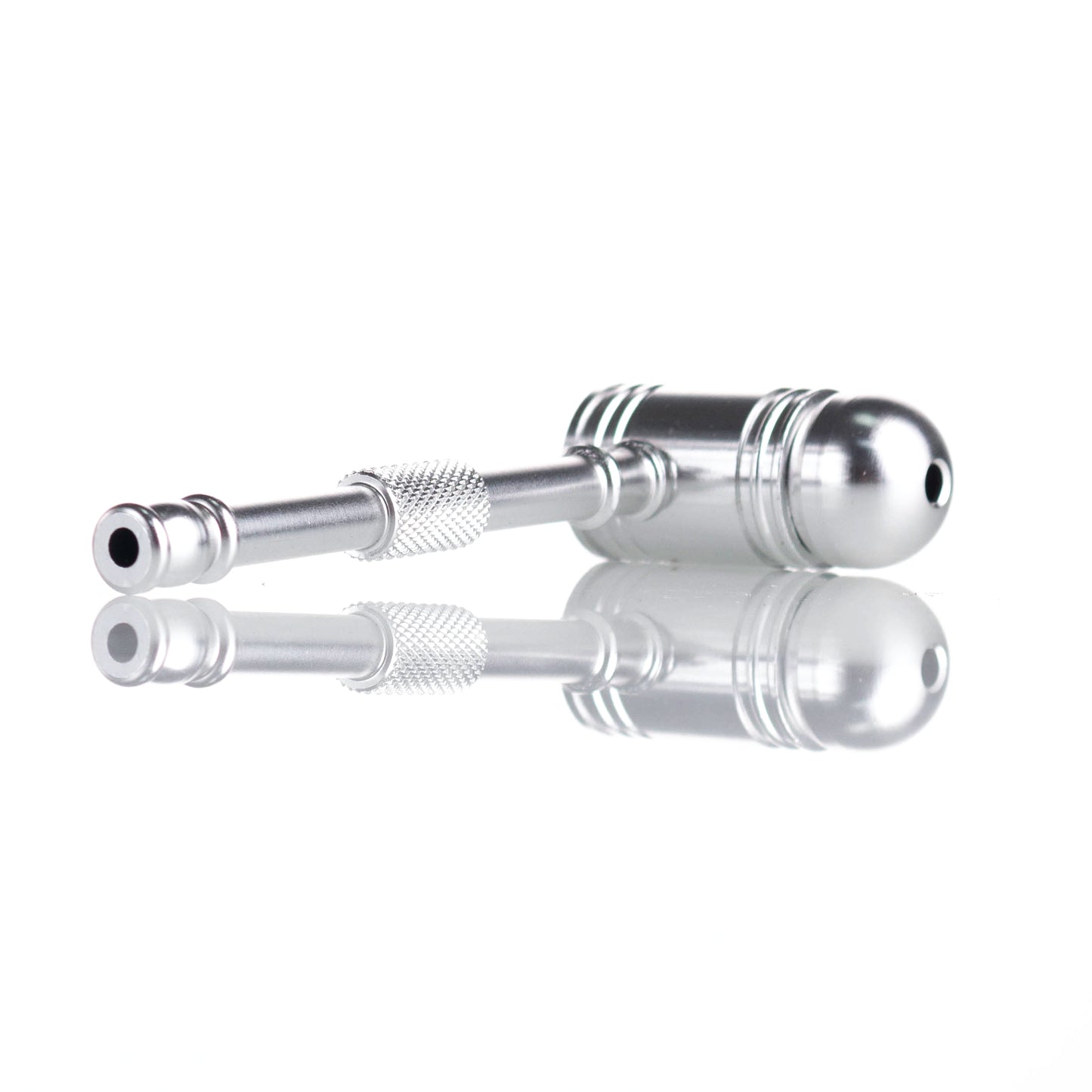 Half Round Metal Tobacco Pipe - 93mm Hand Pipe YD4493（Random Color）