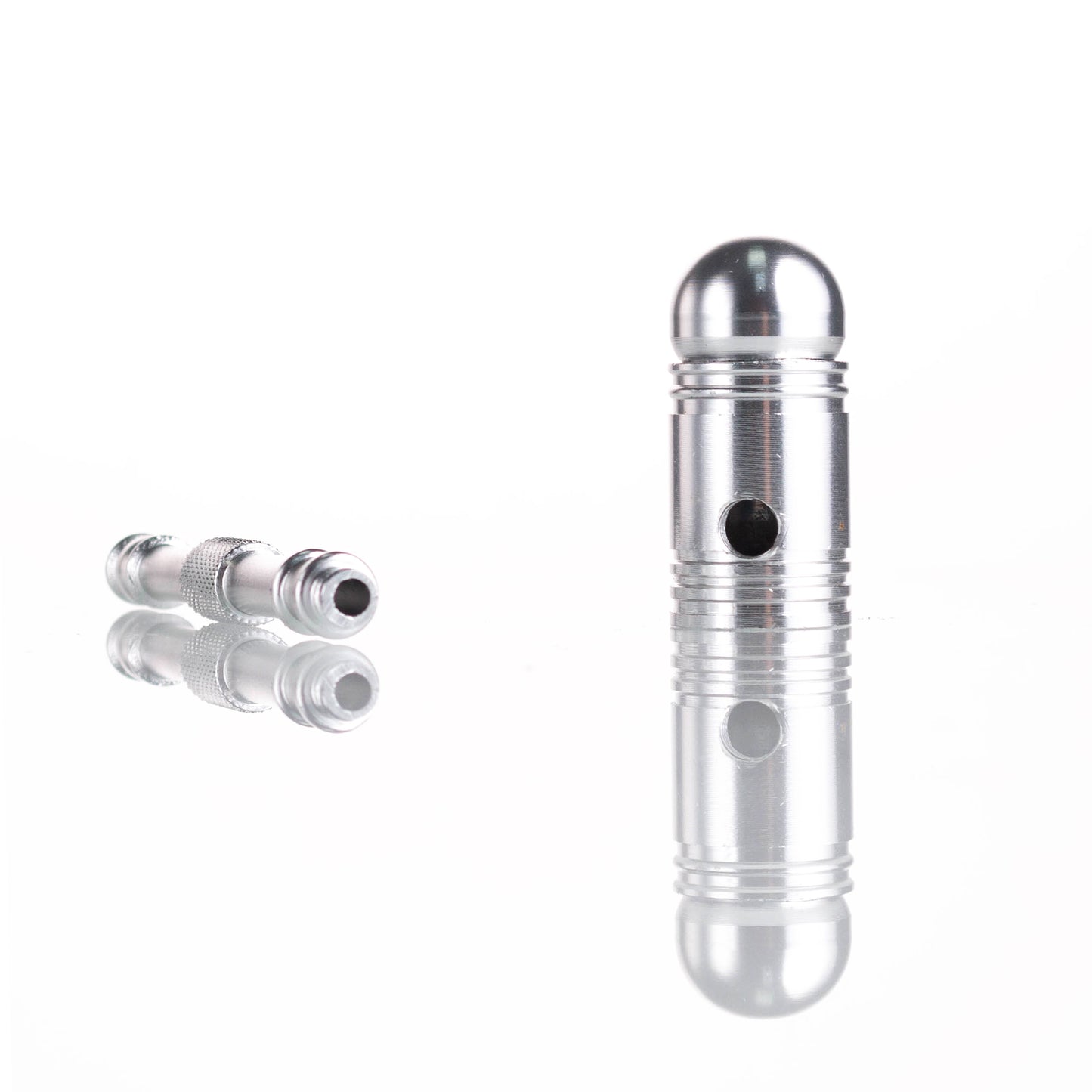 Half Round Metal Tobacco Pipe - 93mm Hand Pipe YD4493（Random Color）