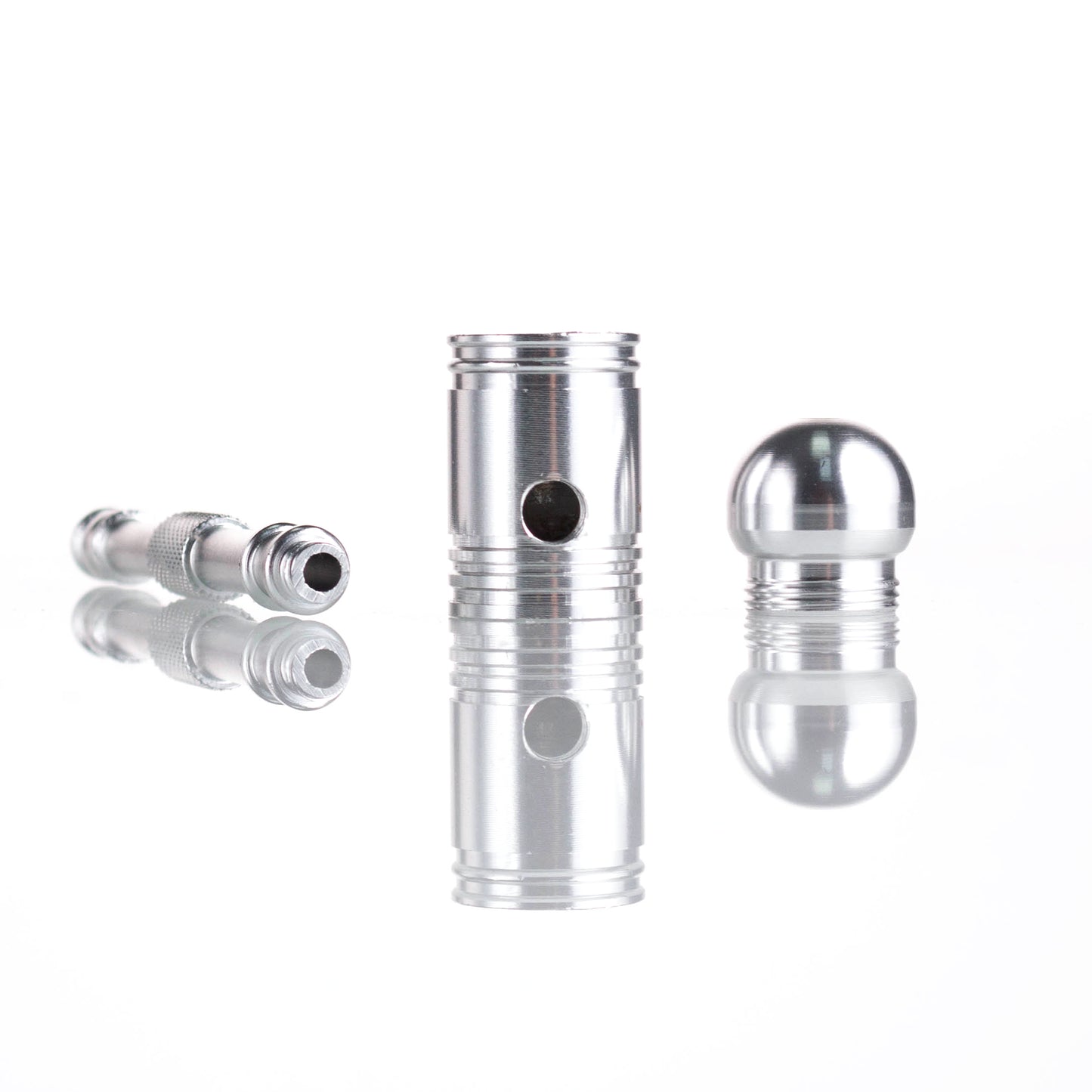 Half Round Metal Tobacco Pipe - 93mm Hand Pipe YD4493（Random Color）