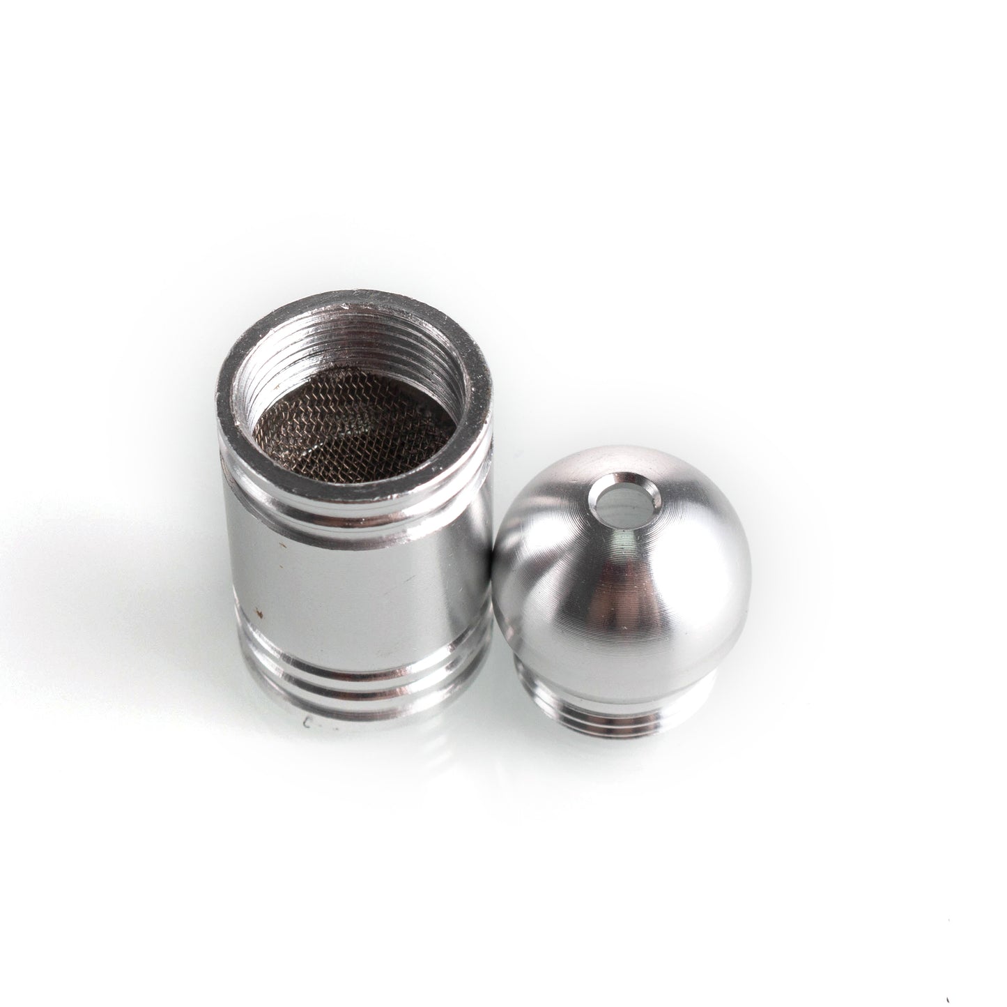 Half Round Metal Tobacco Pipe - 93mm Hand Pipe YD4493（Random Color）