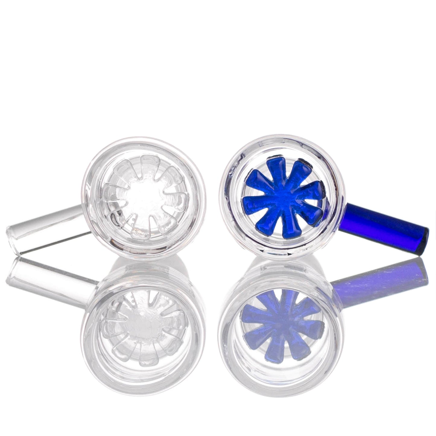Snowflake Glass Bowl with Handle PT97
