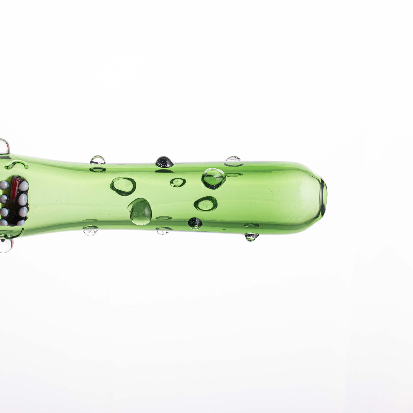 Cucumber Shape Glass Smoking Pipe YD4374