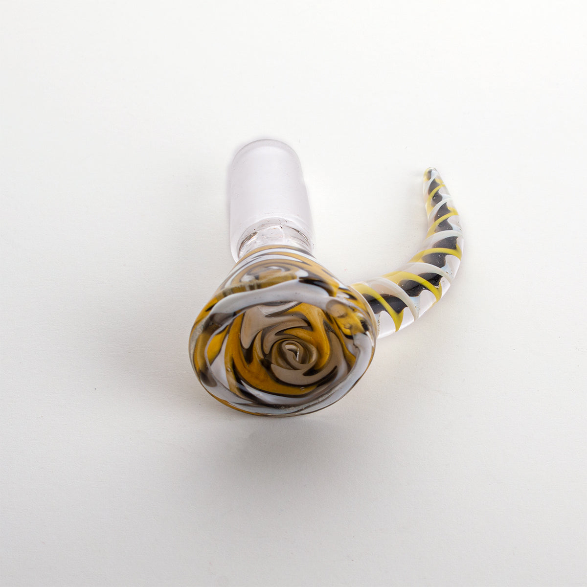 Colorful Floral Glass Bowl Piece PT1261