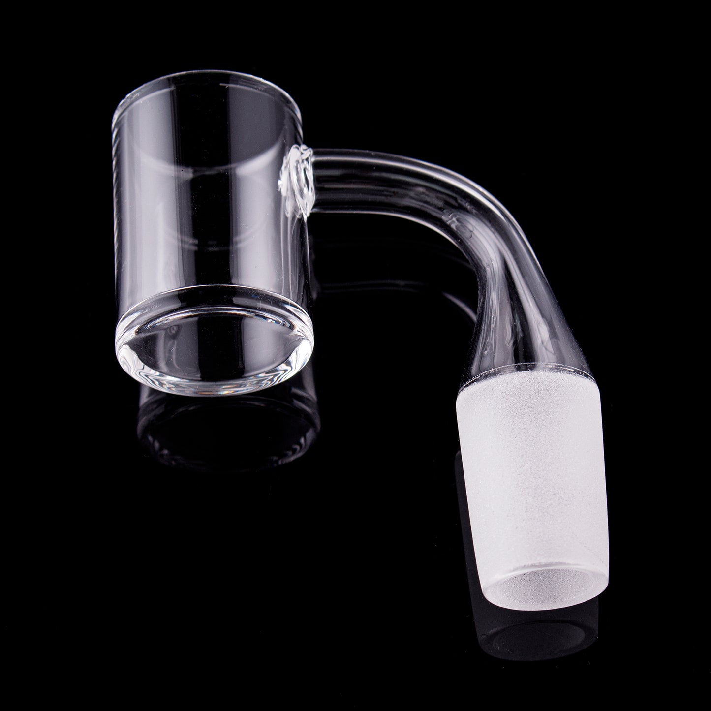 25mm Frosted Quartz Banger - 2mm Wall 4mm Bottom D2502