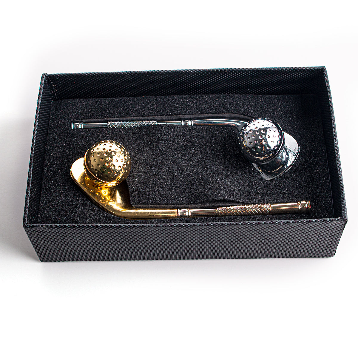 Golf Metal Tobacco Pipe - 136mm Hand Pipe YD4412