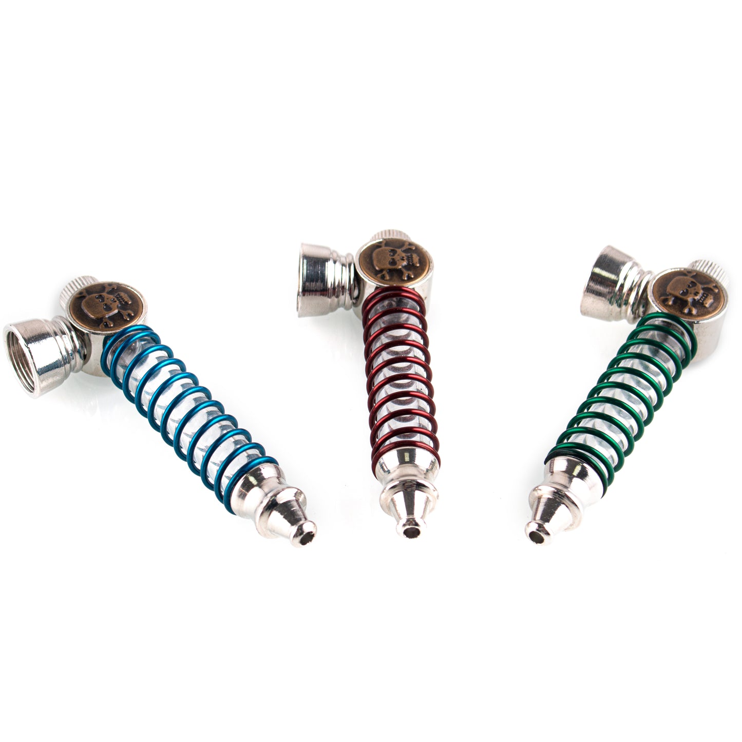 LED Metal Tobacco Pipe - 100mm Hand Pipe YD4508