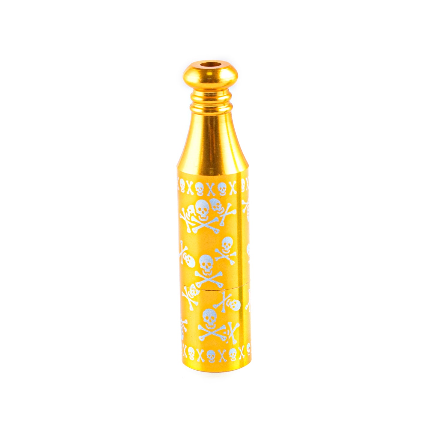 Skull Metal Tobacco Pipe - Hand Pipe YD4438