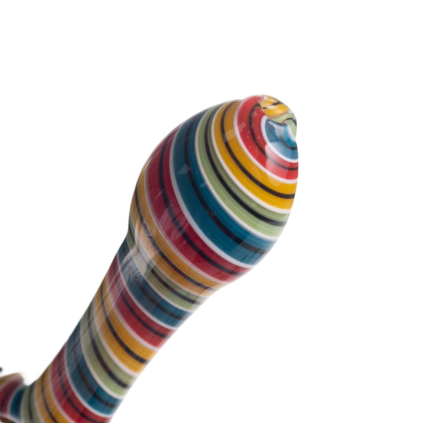 Crackle Pattern Glass Smoking Pipe YD3761