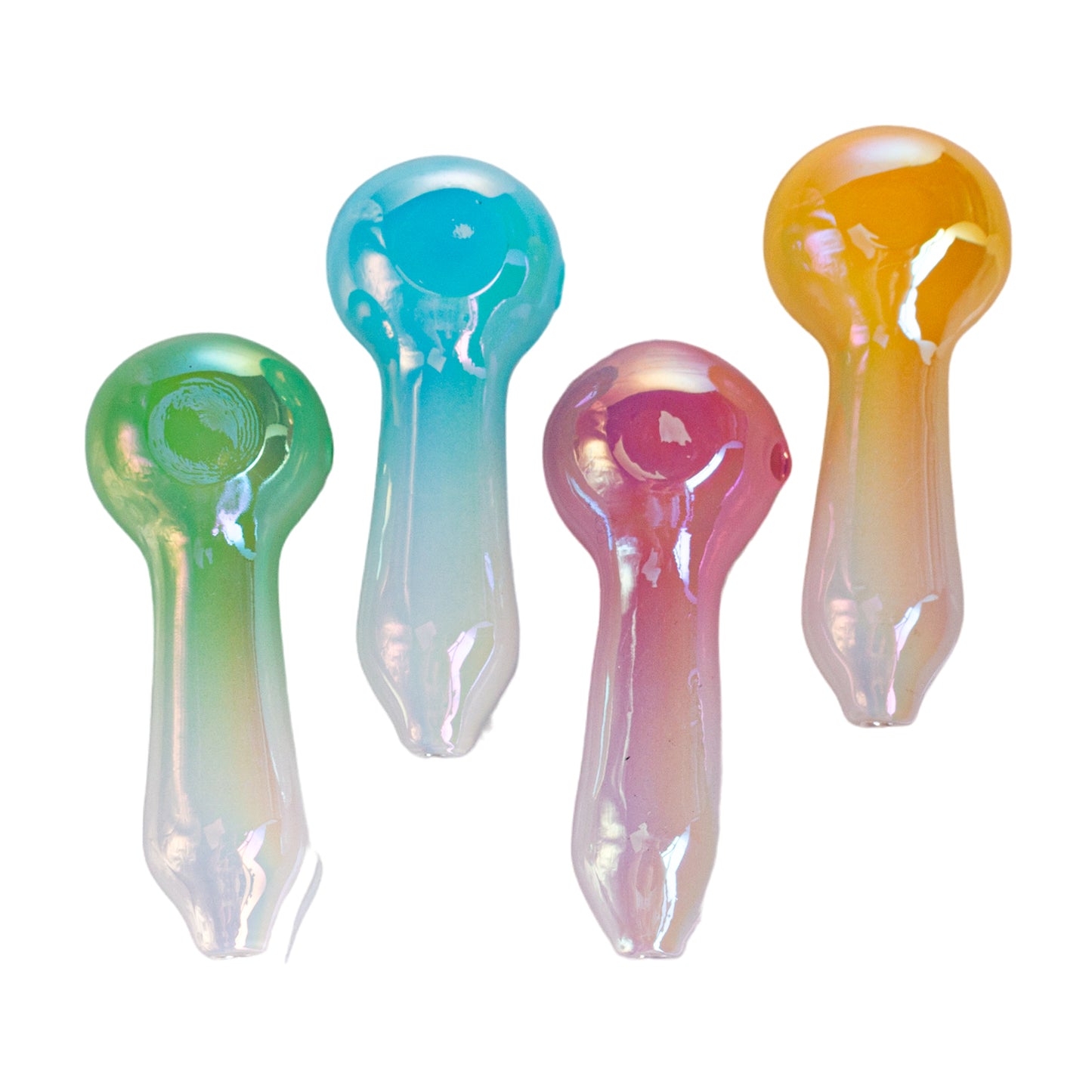 Glass Tobacco Pipe - 102mm Hand Pipe YD8009 （Random Color）