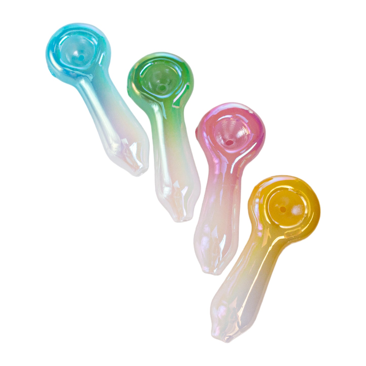 Glass Tobacco Pipe - 102mm Hand Pipe YD8009 （Random Color）