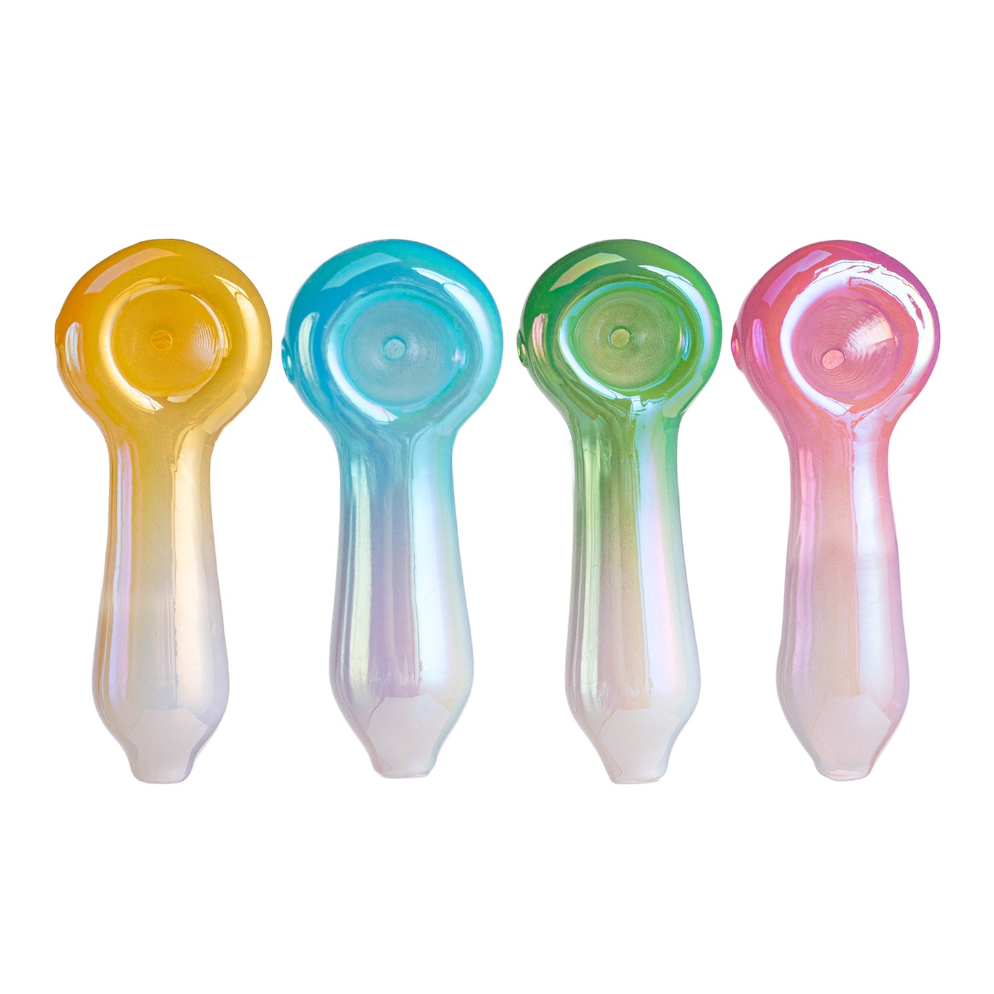Glass Tobacco Pipe - 102mm Hand Pipe YD8009 （Random Color）