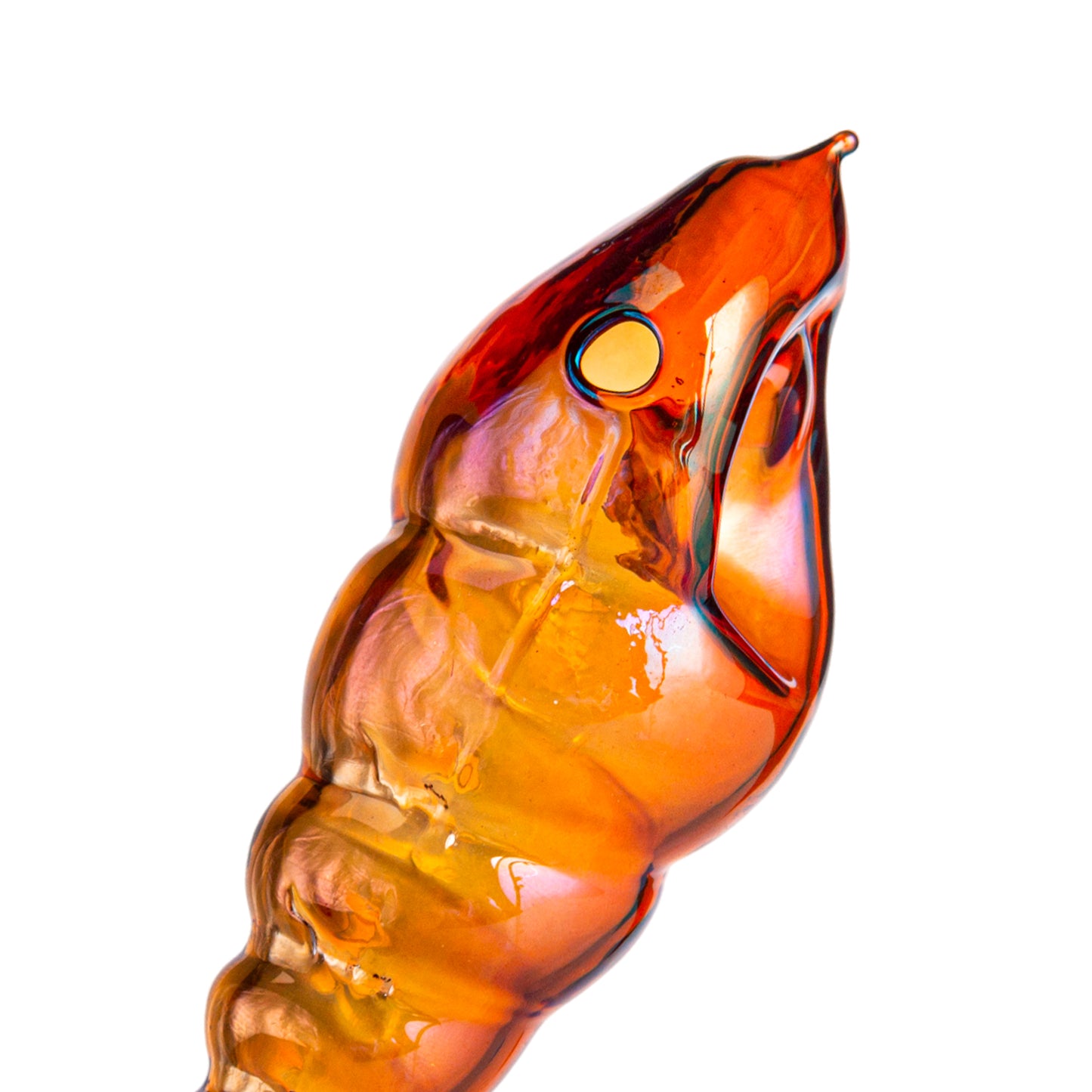 Glass Bottle Tobacco Pipe - 110mm Hand Pipe YD8007